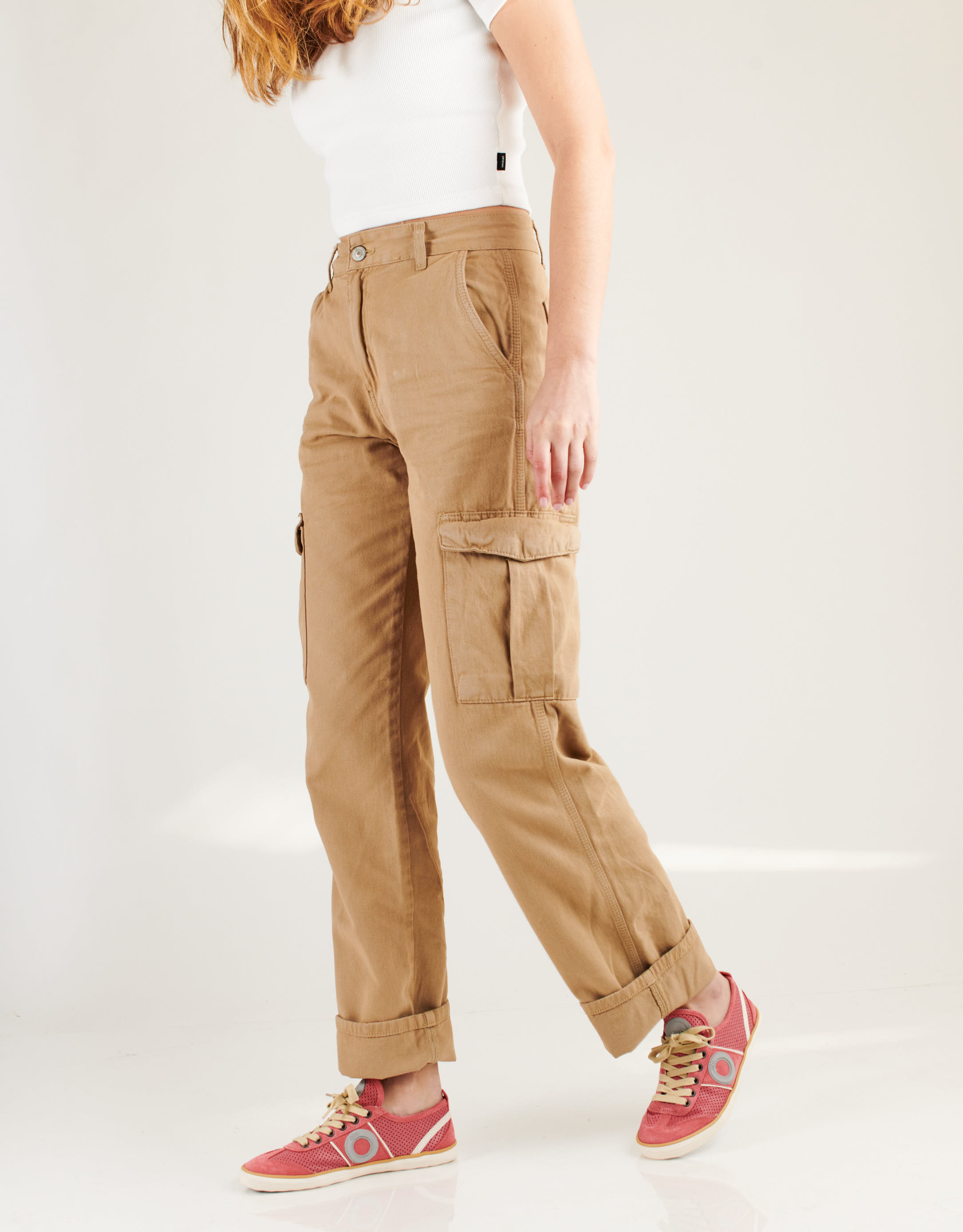 נעלי נשים - Aro - סניקרס PICADA - ורוד   אפור3