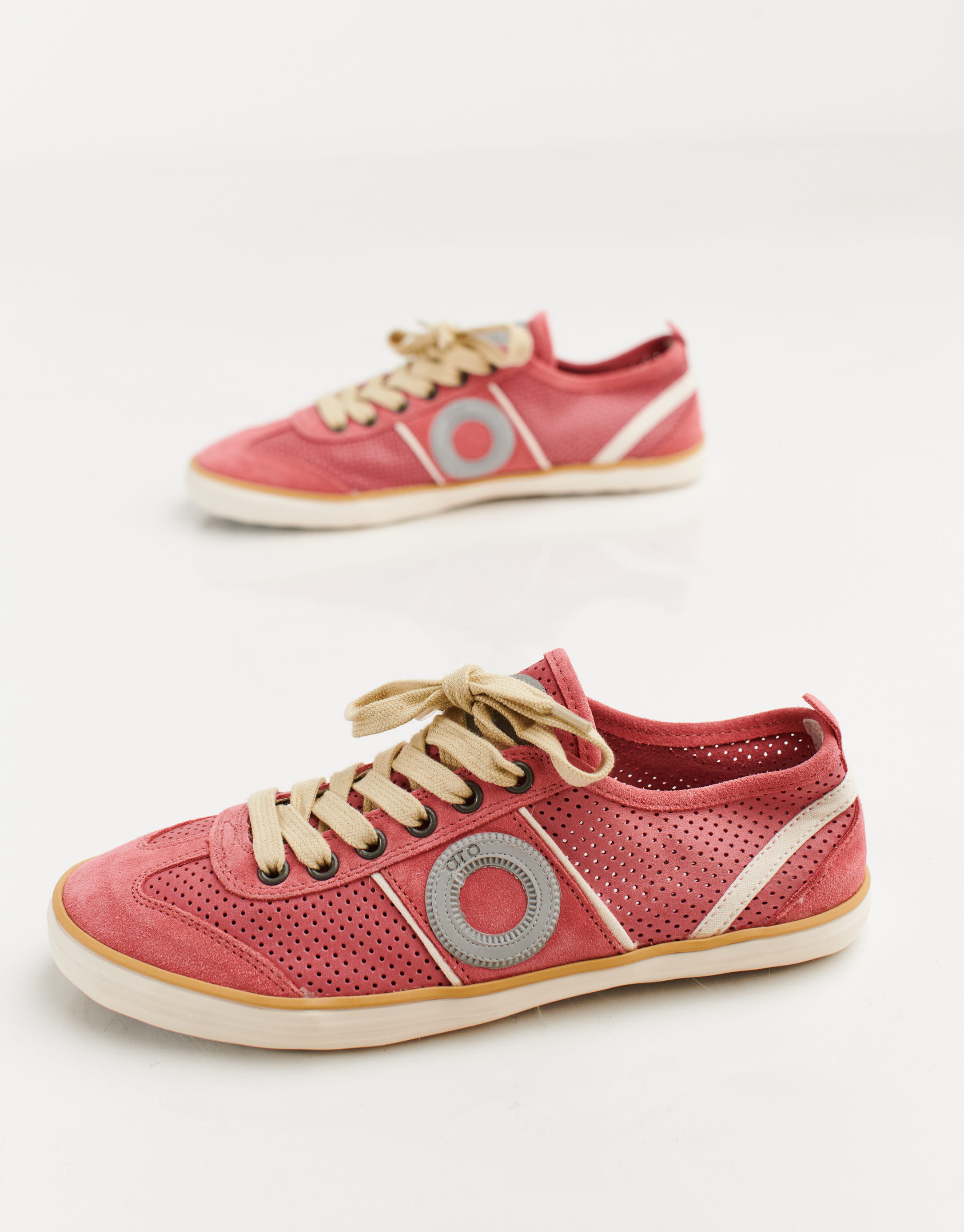 נעלי נשים - Aro - סניקרס PICADA - ורוד   אפור4