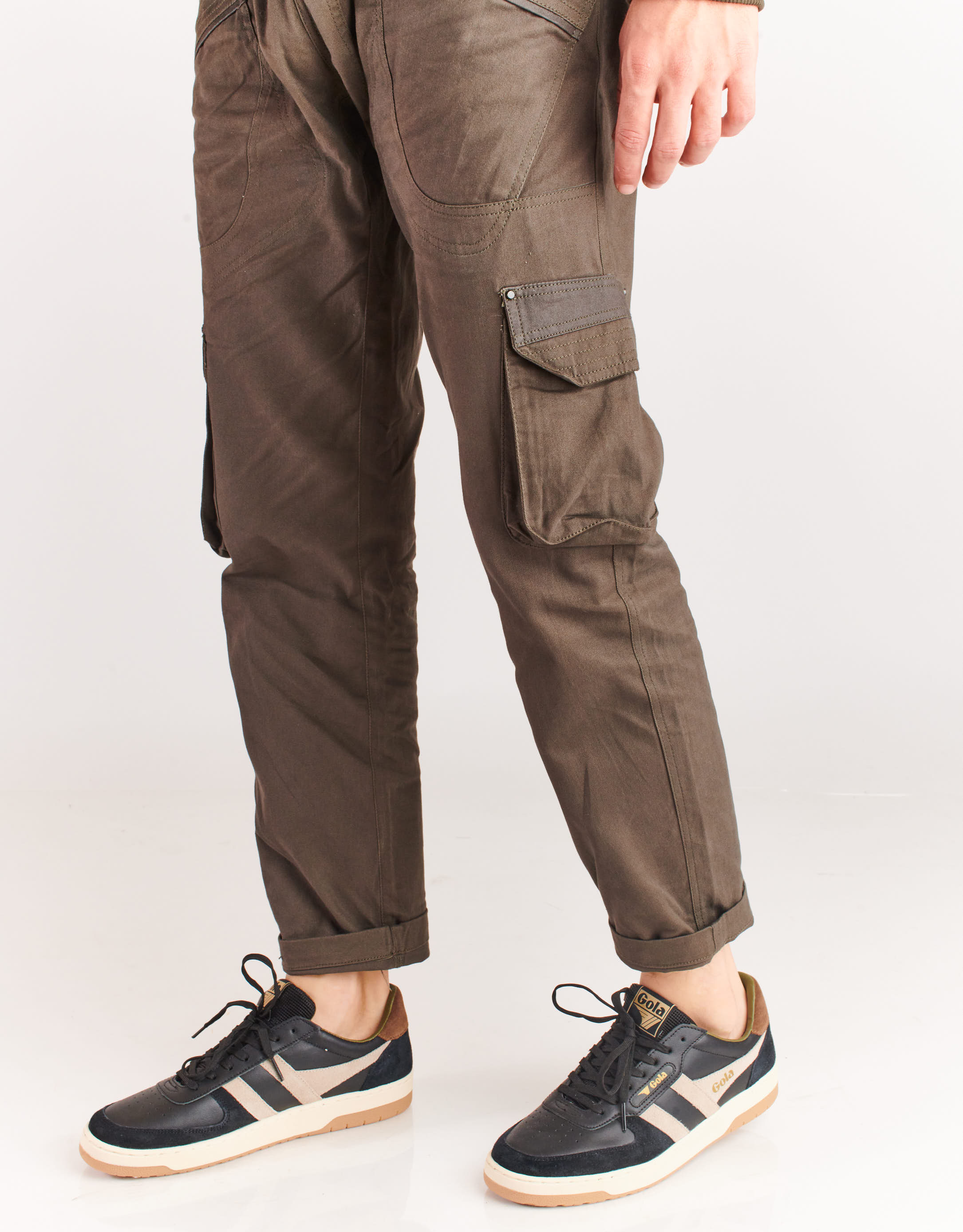 נעלי גברים - Gola - סניקרס HAWK - שחור אפור3