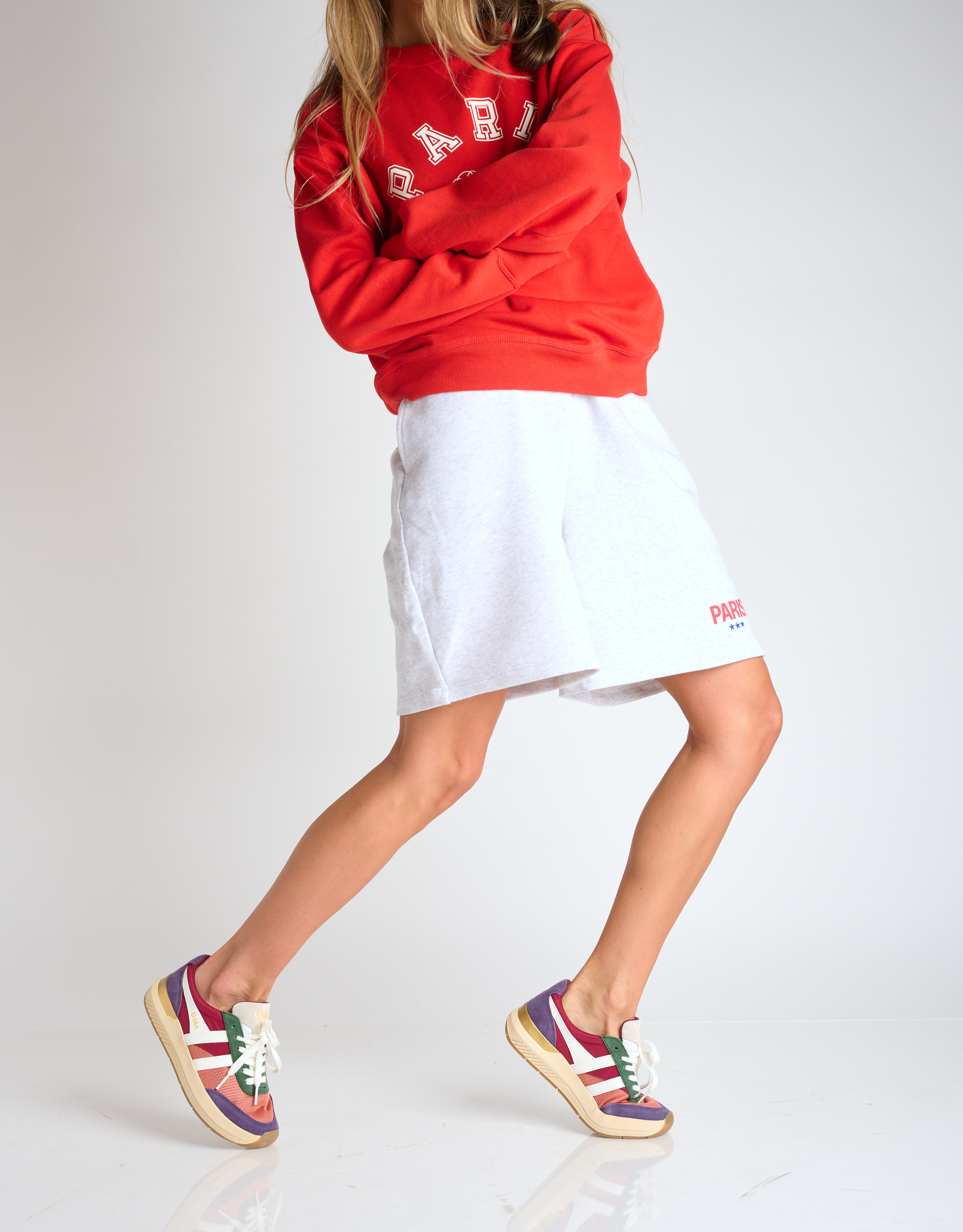 נעלי נשים - Gola - סניקרס RAVEN - כתום   ירוק2