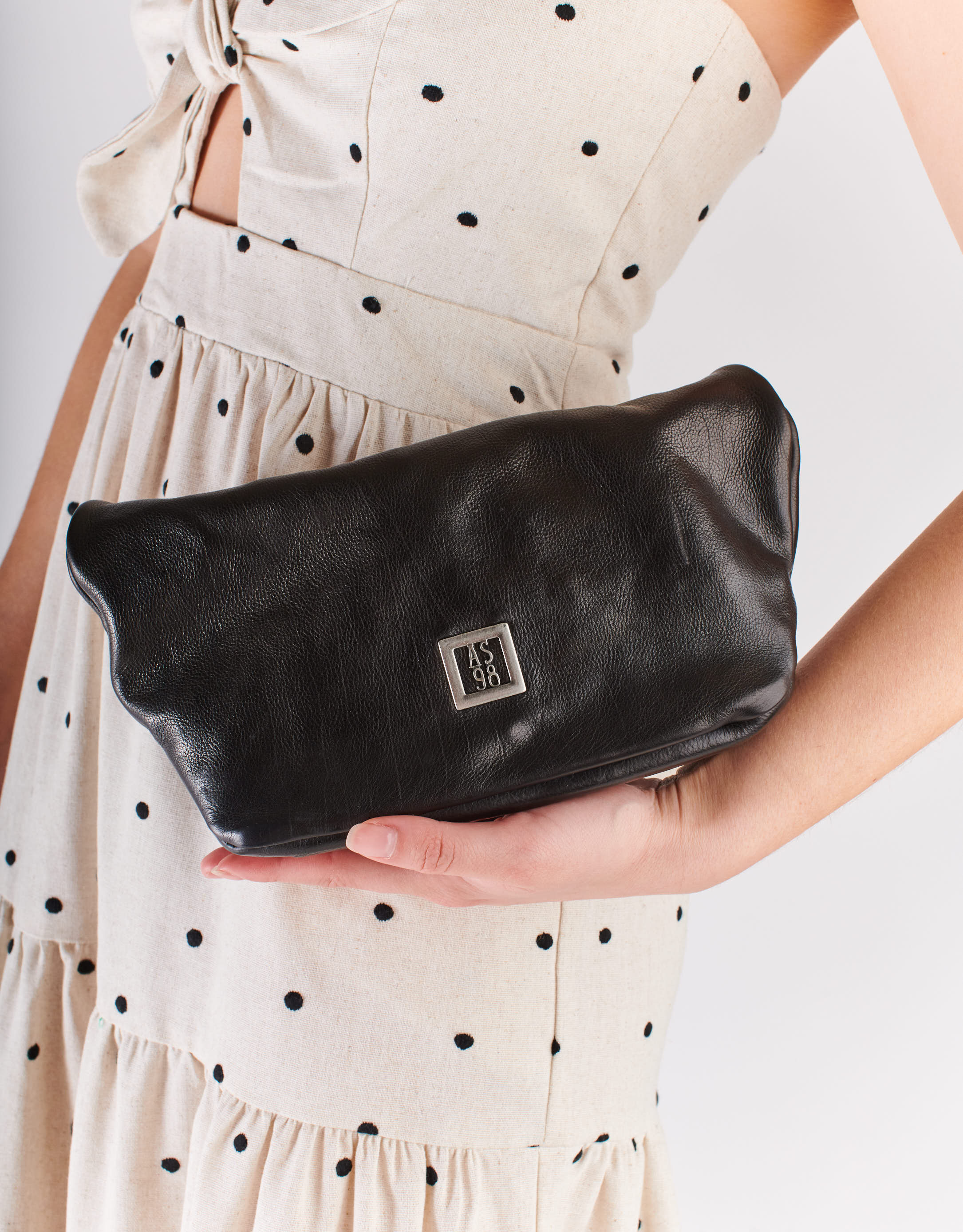 נעלי נשים - A.S. 98 - תיק קלאץ' KARINA - שחור4