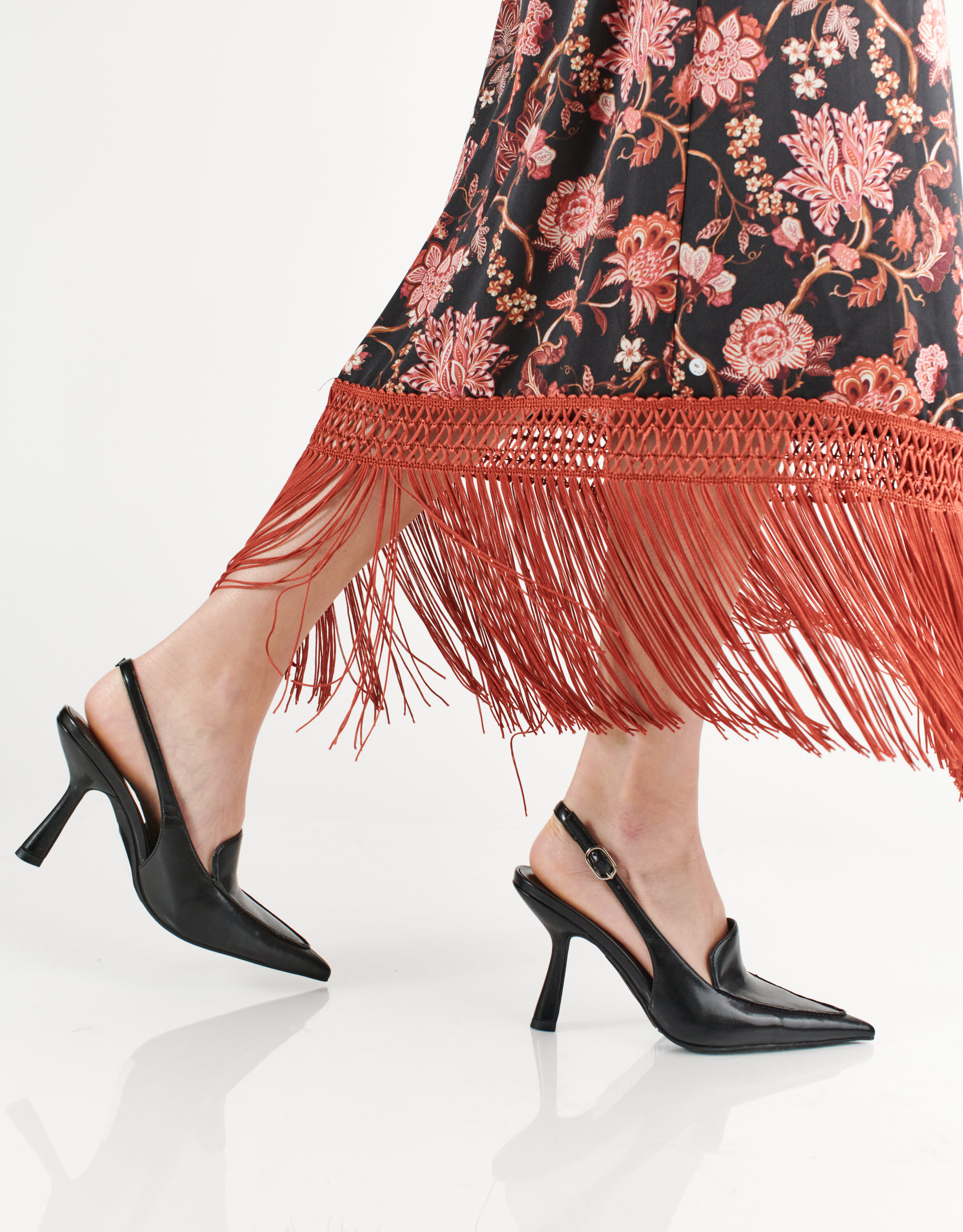 נעלי נשים - Jeffrey Campbell - סנדלי עקב ACCLAIMED - שחור2