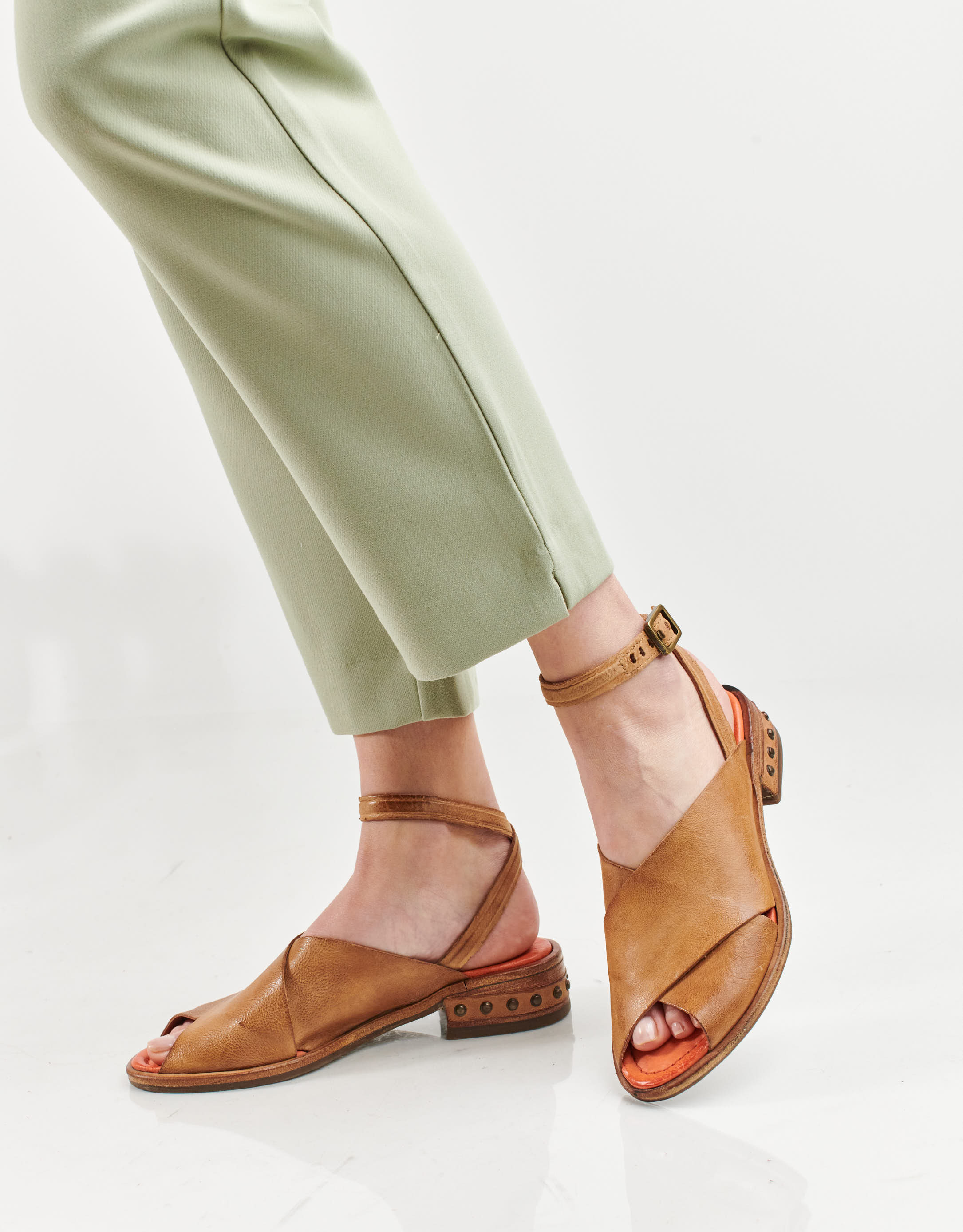 נעלי נשים - A.S. 98 - סנדלי איקס  GEA SAND - חום בהיר3