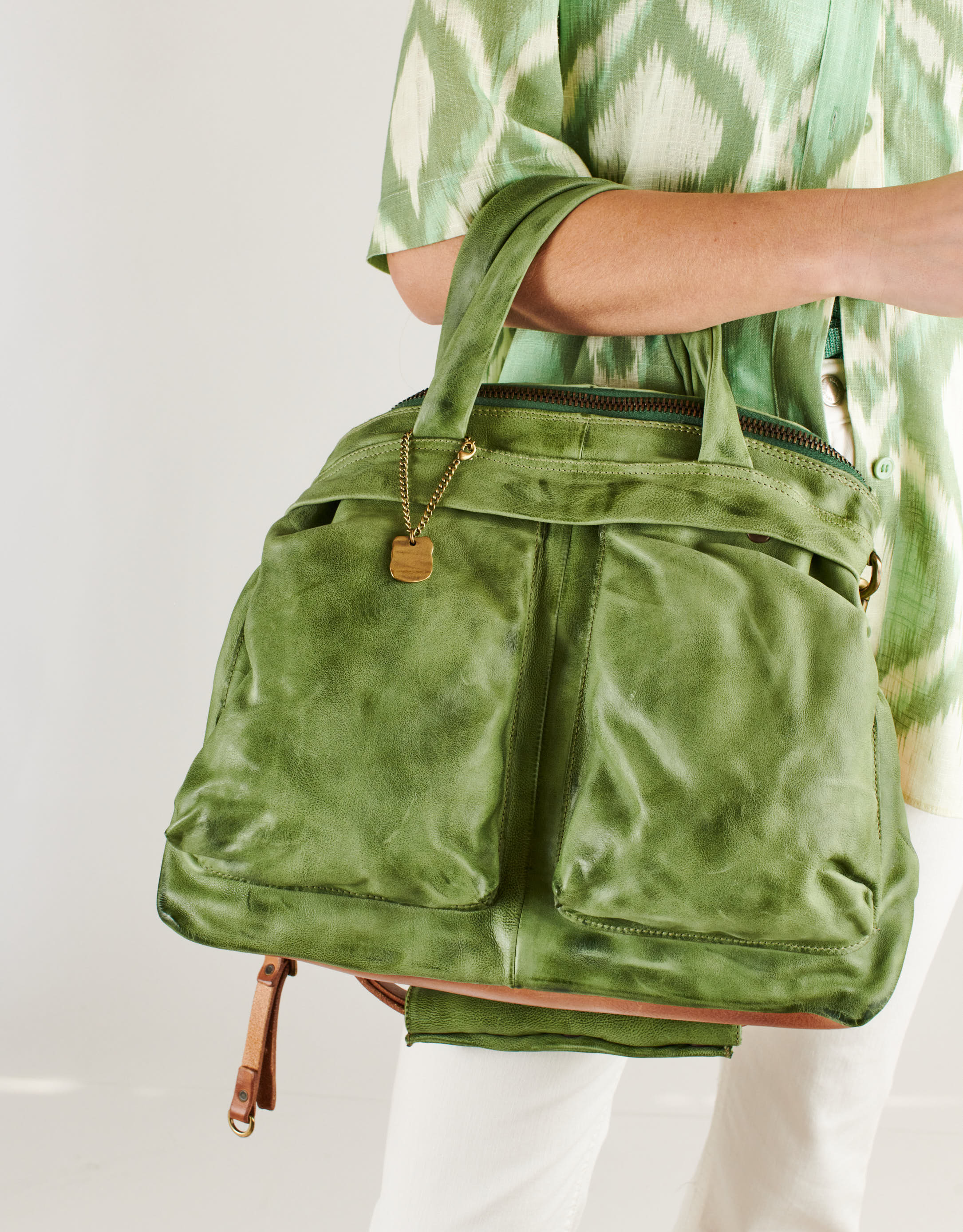 נעלי נשים - A.S. 98 - תיק צד ANTHEA - ירוק2