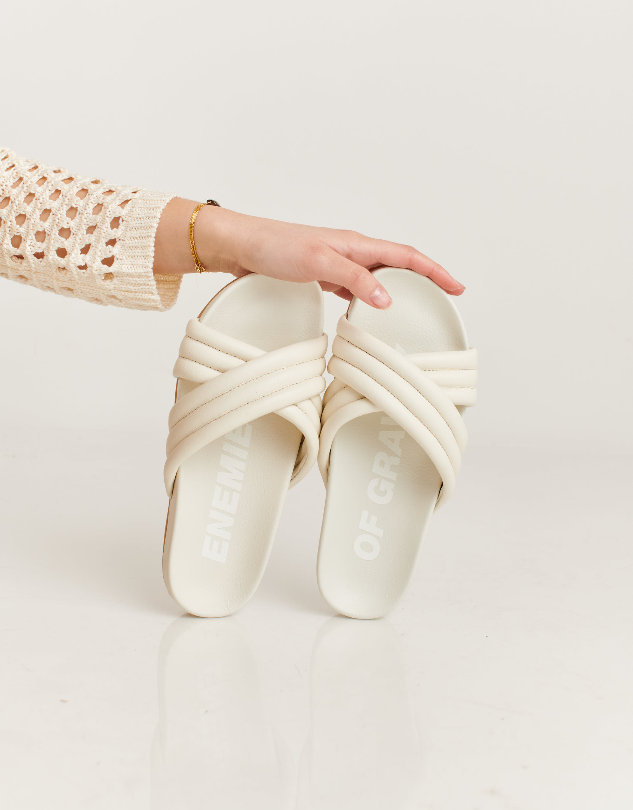 נעלי נשים - Rollie - כפכפים TIDE CROSS PADDED - אופוויט3