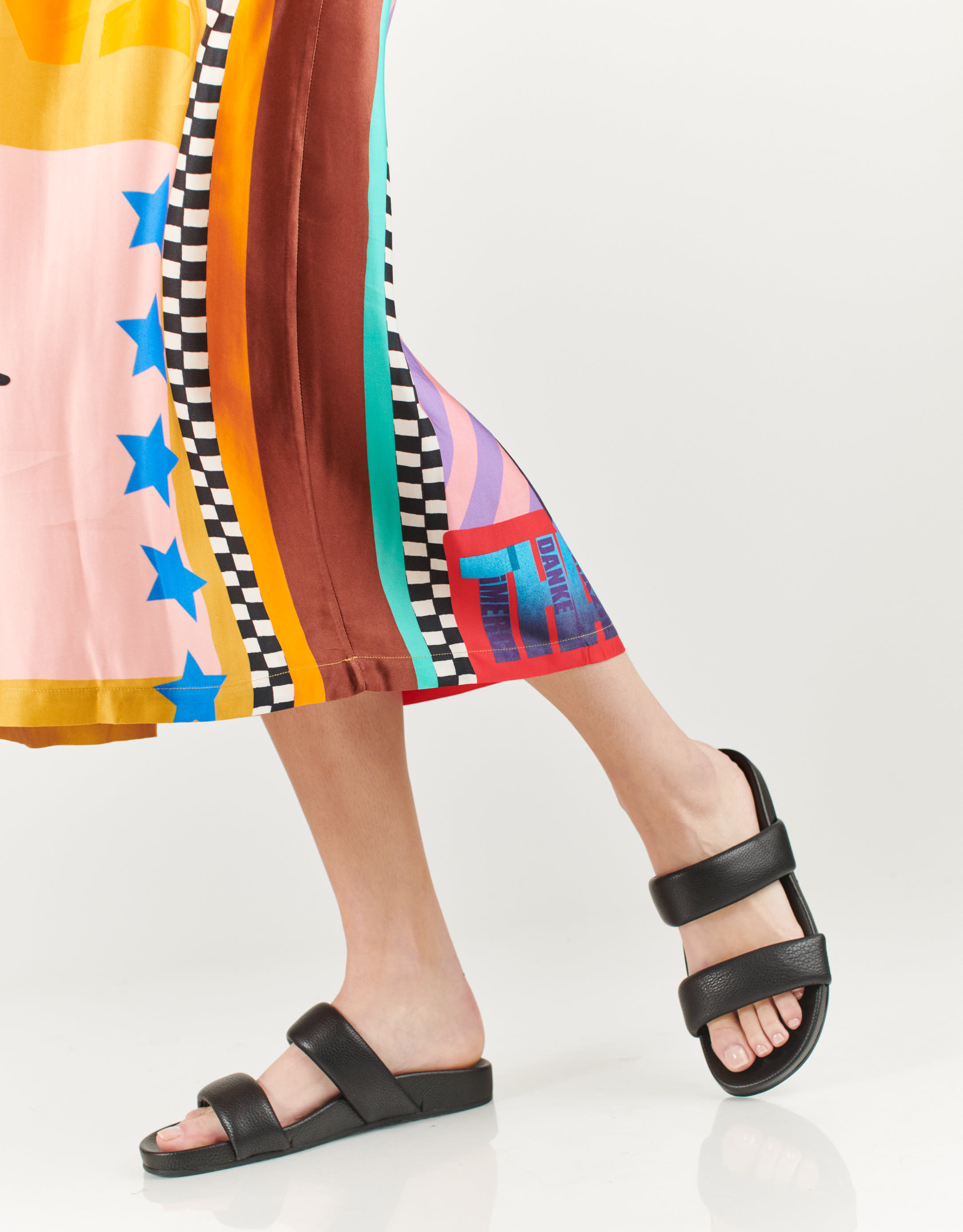 נעלי נשים - Rollie - כפכפים TIDE STRAP PADDED - שחור