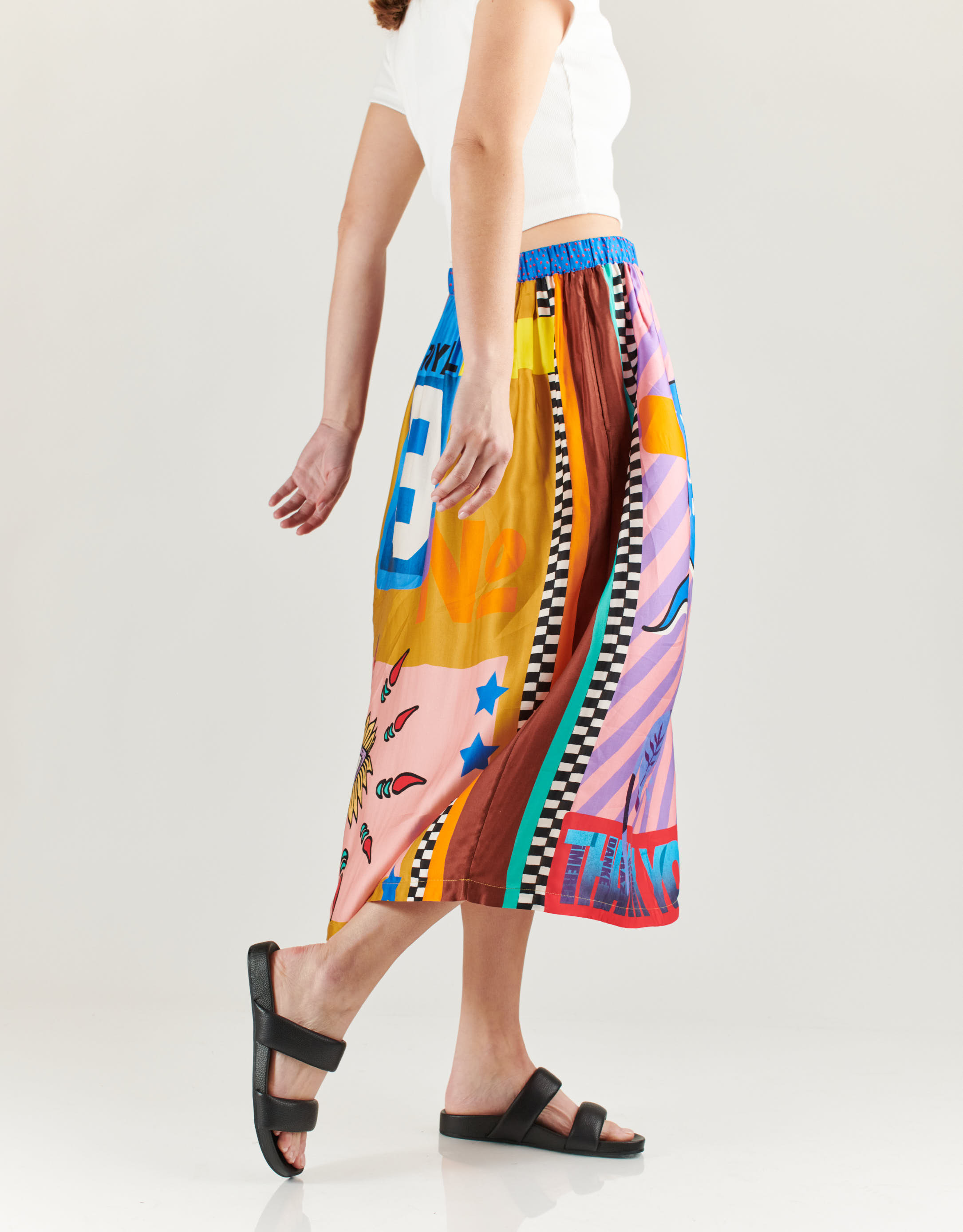 נעלי נשים - Rollie - כפכפים TIDE STRAP PADDED - שחור4