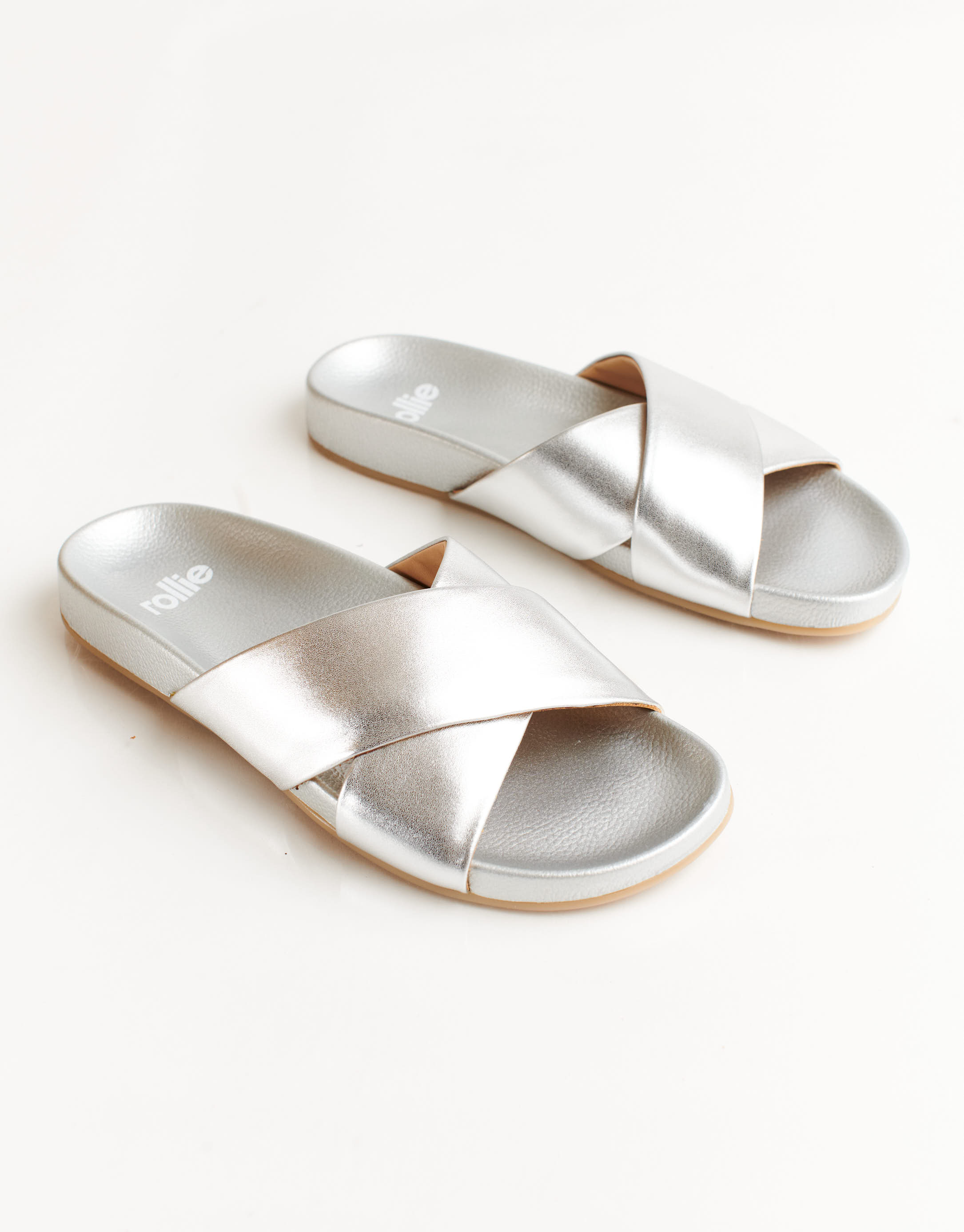 נעלי נשים - Rollie - כפכפי איקס TIDE CROSS - כסף3