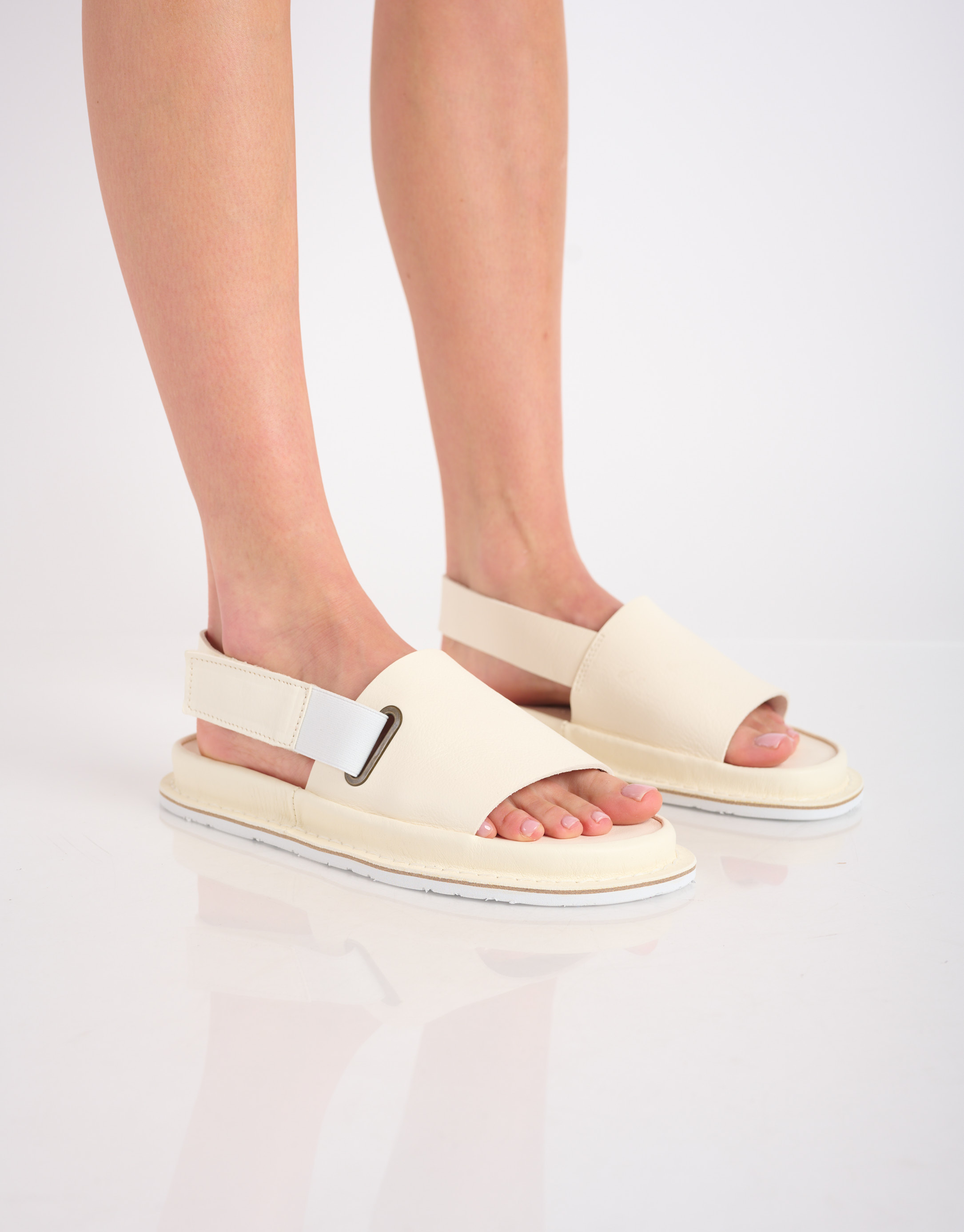 נעלי נשים - Trippen - סנדלים SAFEGUARD ZORI - לבן3