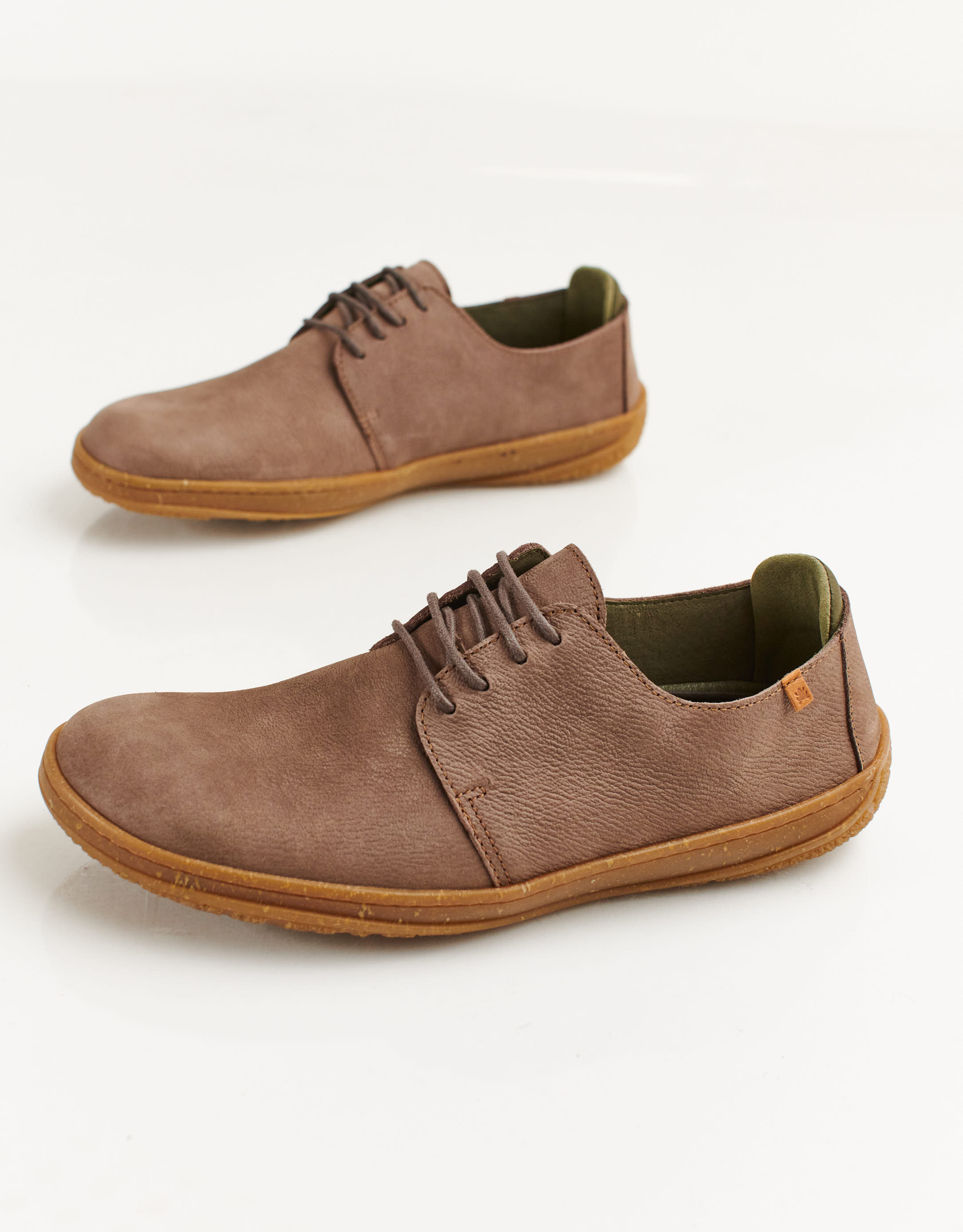 נעלי גברים - El Naturalista - נעלי עור AMAZONAS - אפור