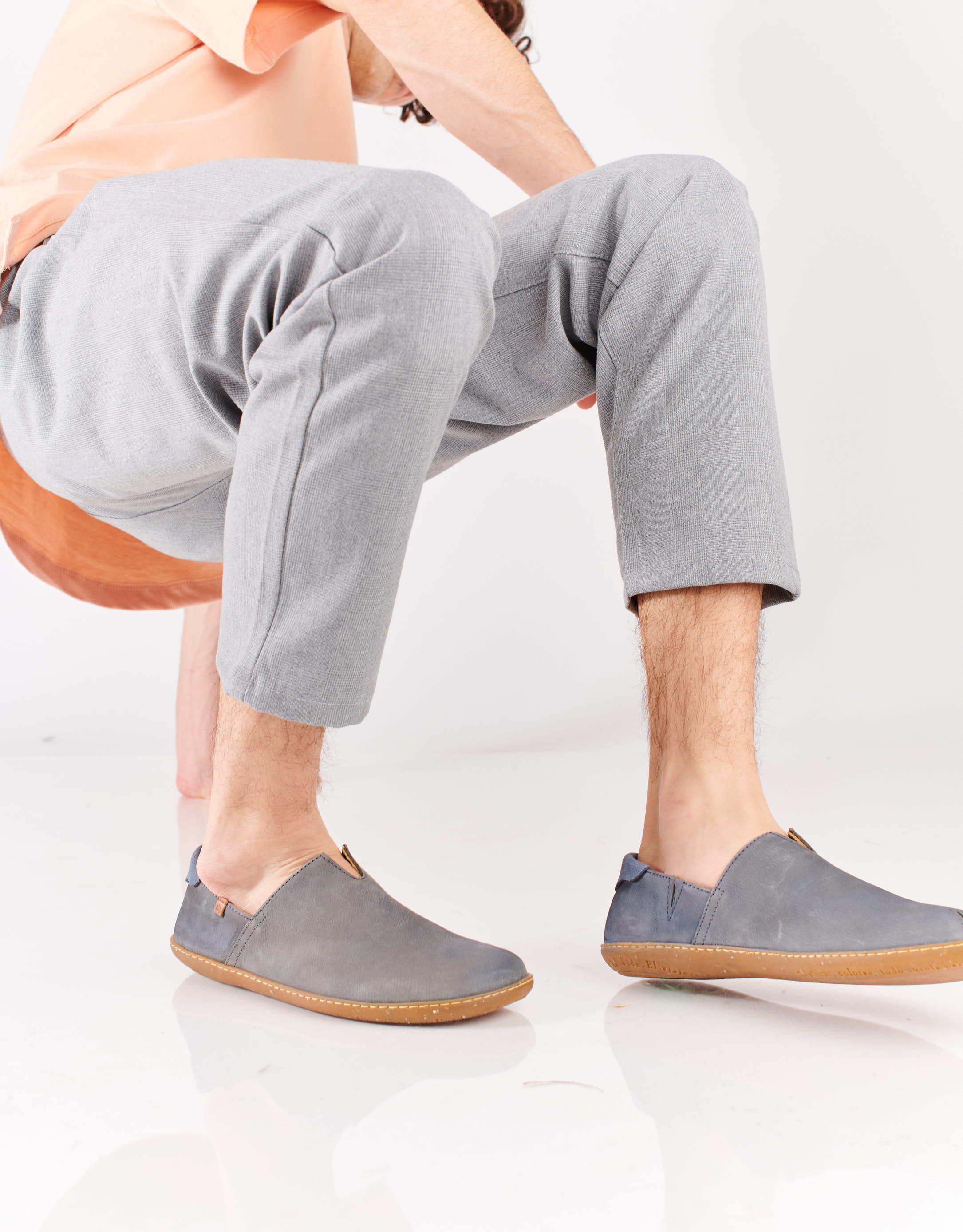 נעלי גברים - El Naturalista - נעלי עור EL VIAJERO - כחול2