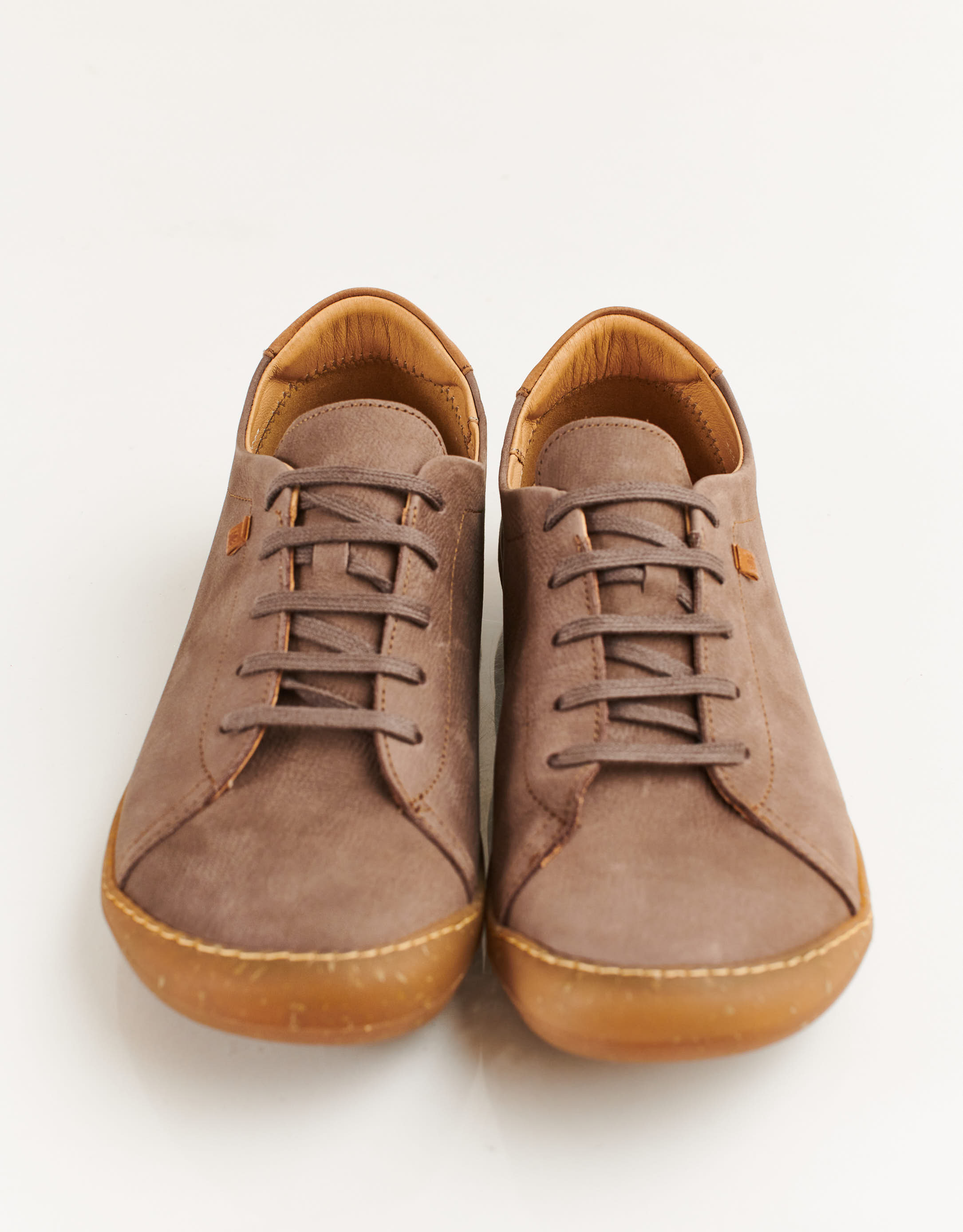 נעלי גברים - El Naturalista - נעלי עור עם שרוכים PAWIKA - אפור4