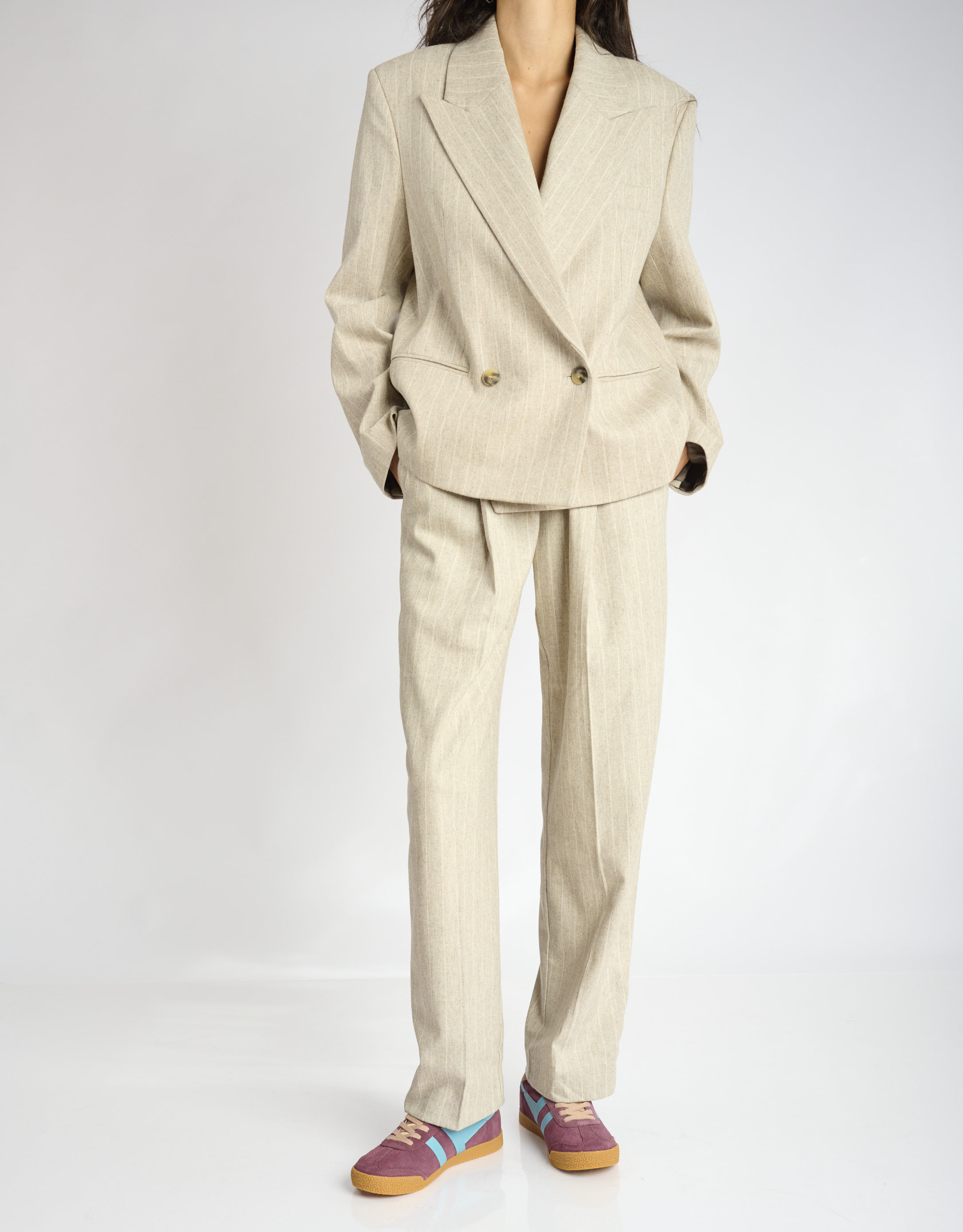 נעלי נשים - Gola - סניקרס ELAN צבעוני - בורדו2