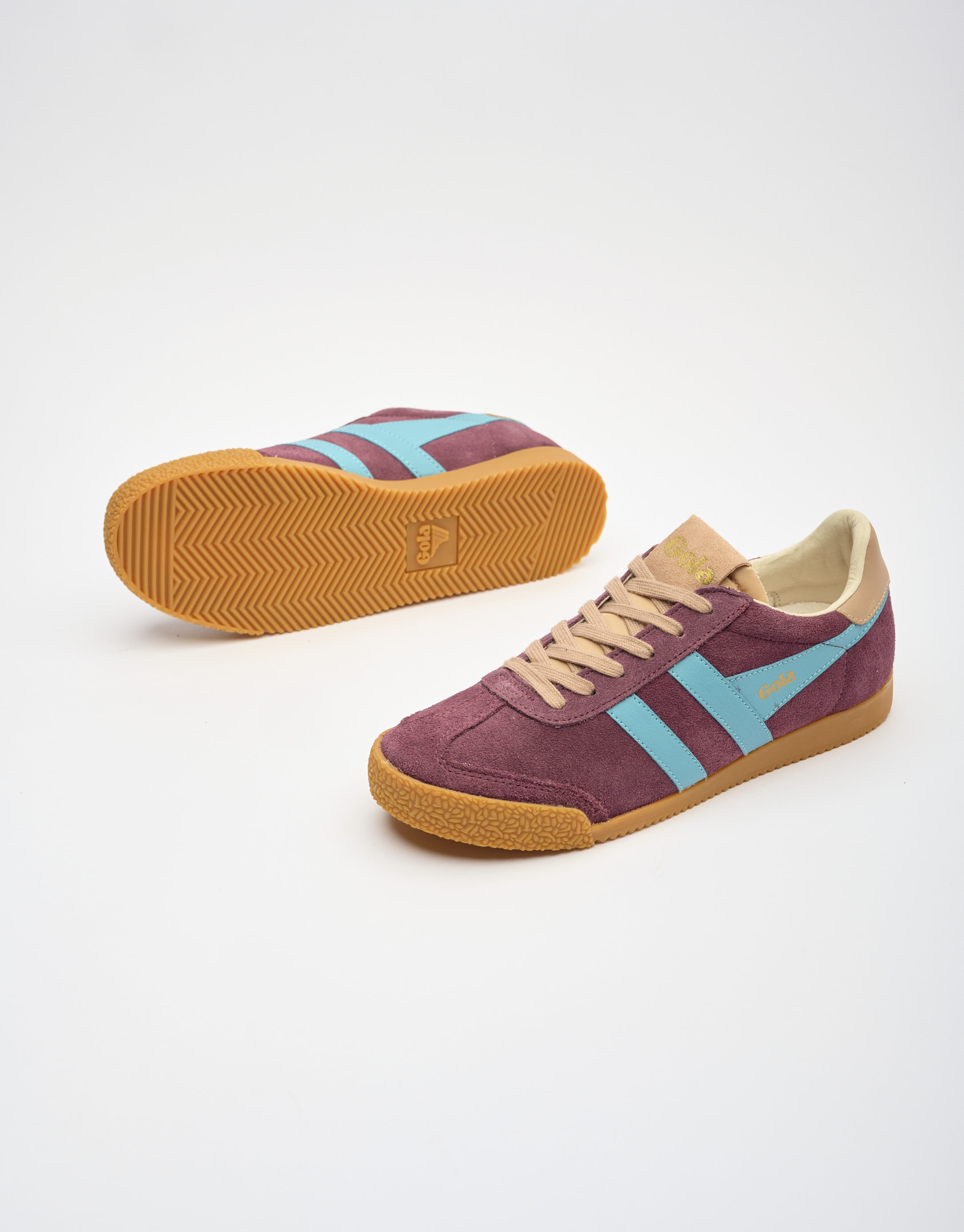 נעלי נשים - Gola - סניקרס ELAN צבעוני - בורדו4