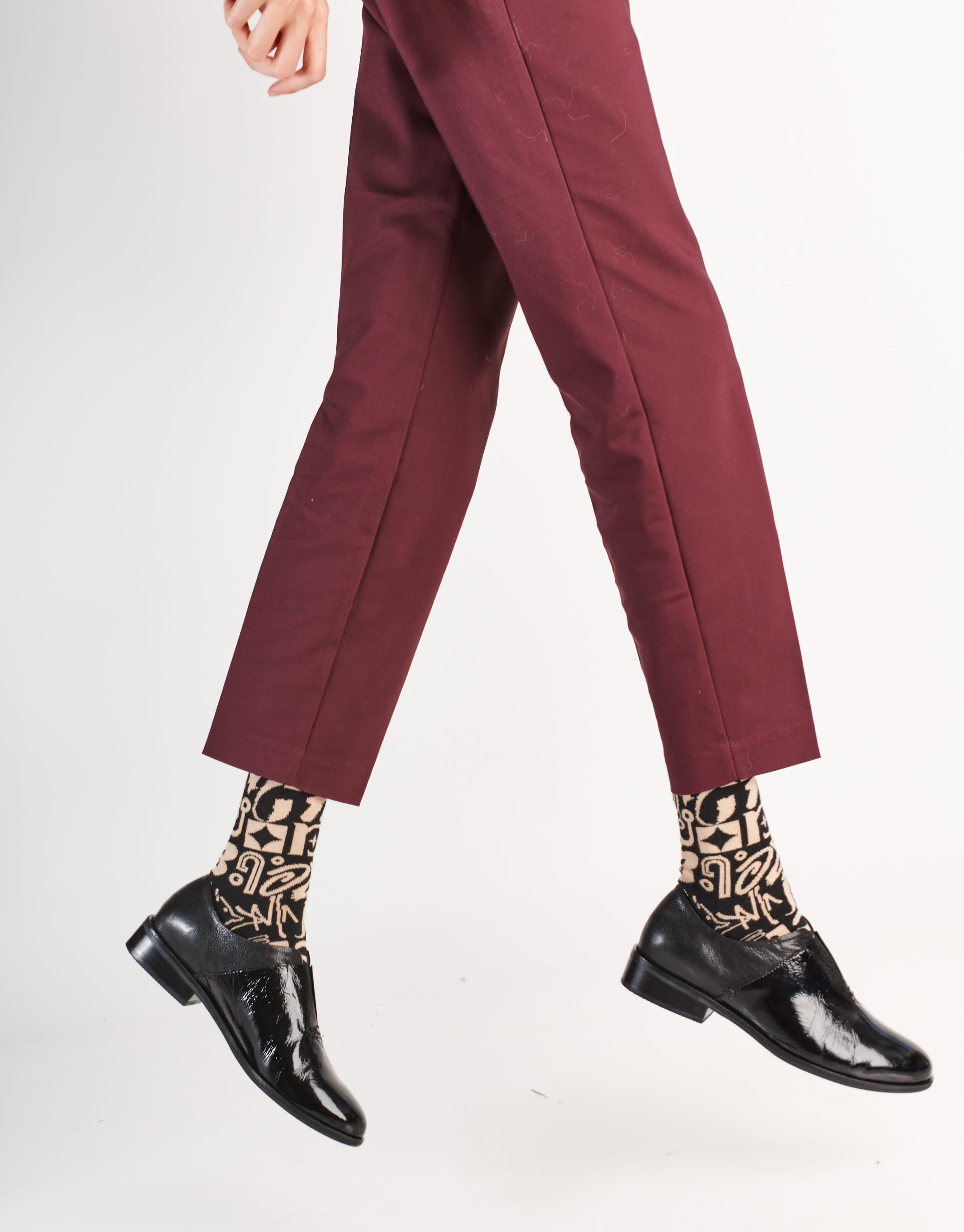 נעלי נשים - Yuko Imanishi - נעליים משולבות  RIKO - שחור1