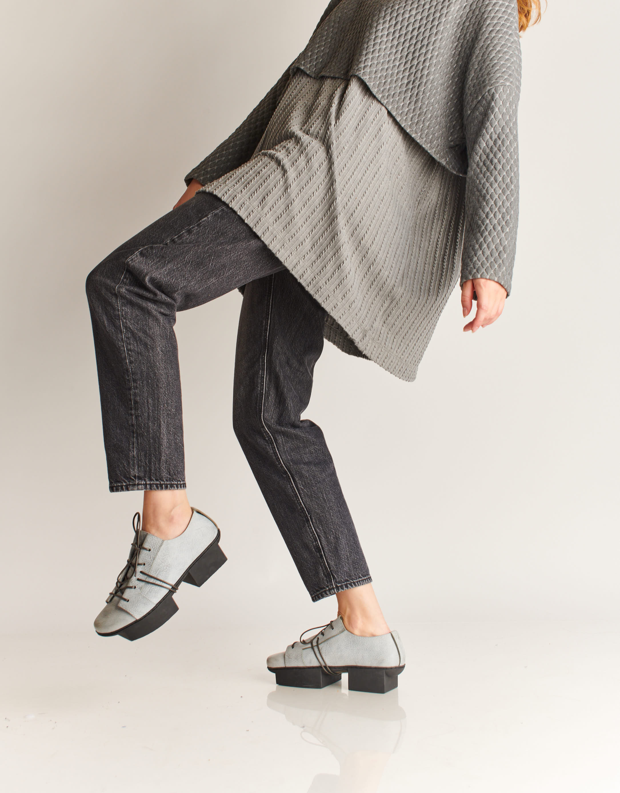 נעלי נשים - Trippen - נעליים RIFT - אפור2