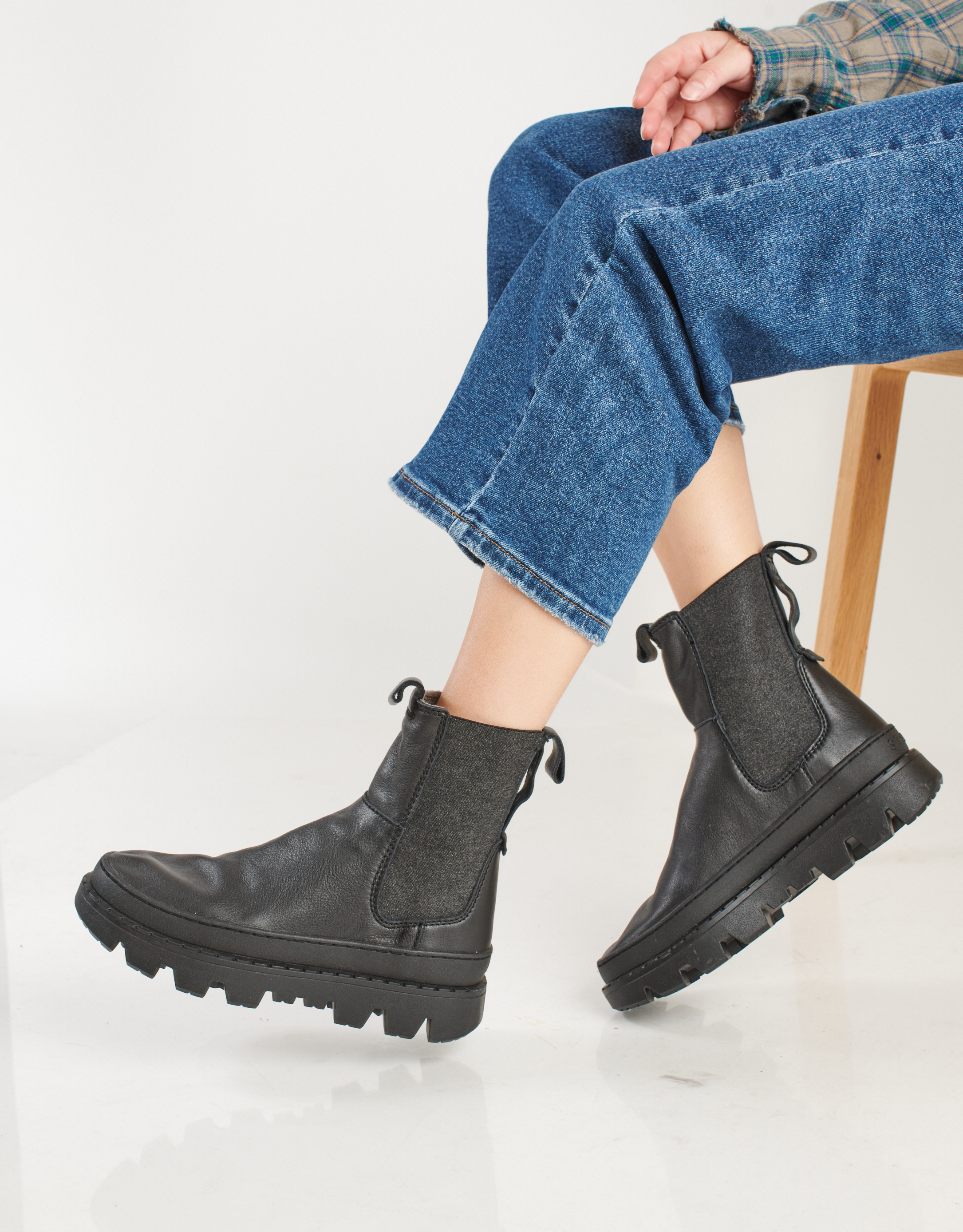 נעלי נשים - Satorisan - מגפונים UNALOME ELASTIC - שחור4