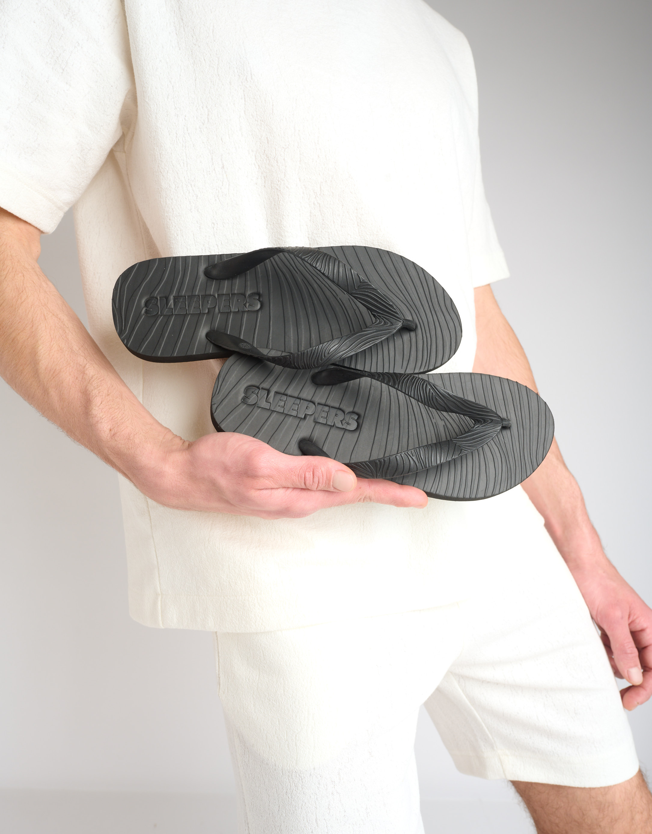 נעלי גברים - Sleepers - כפכפי אצבע לגבר SLEEPERS - שחור3