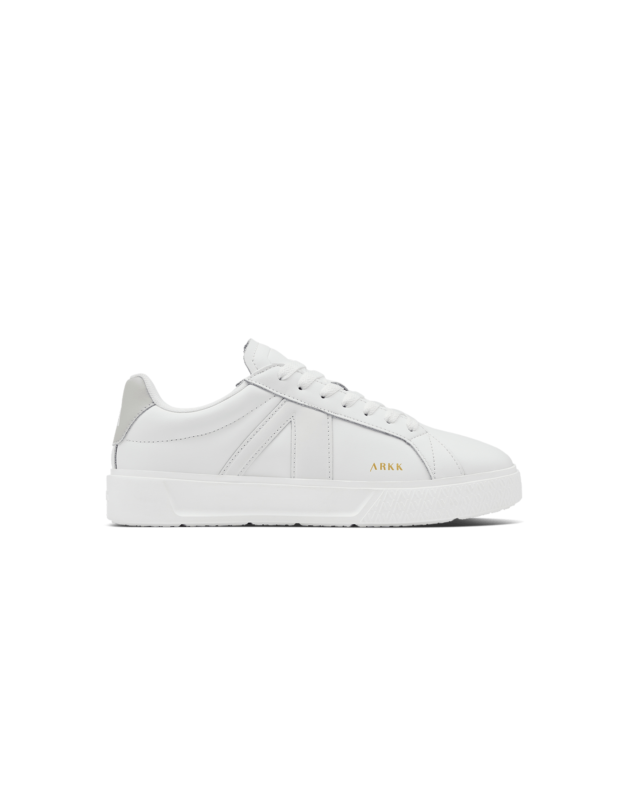 נעלי גברים - Arkk - סניקרס עור ESSENCE - לבן2