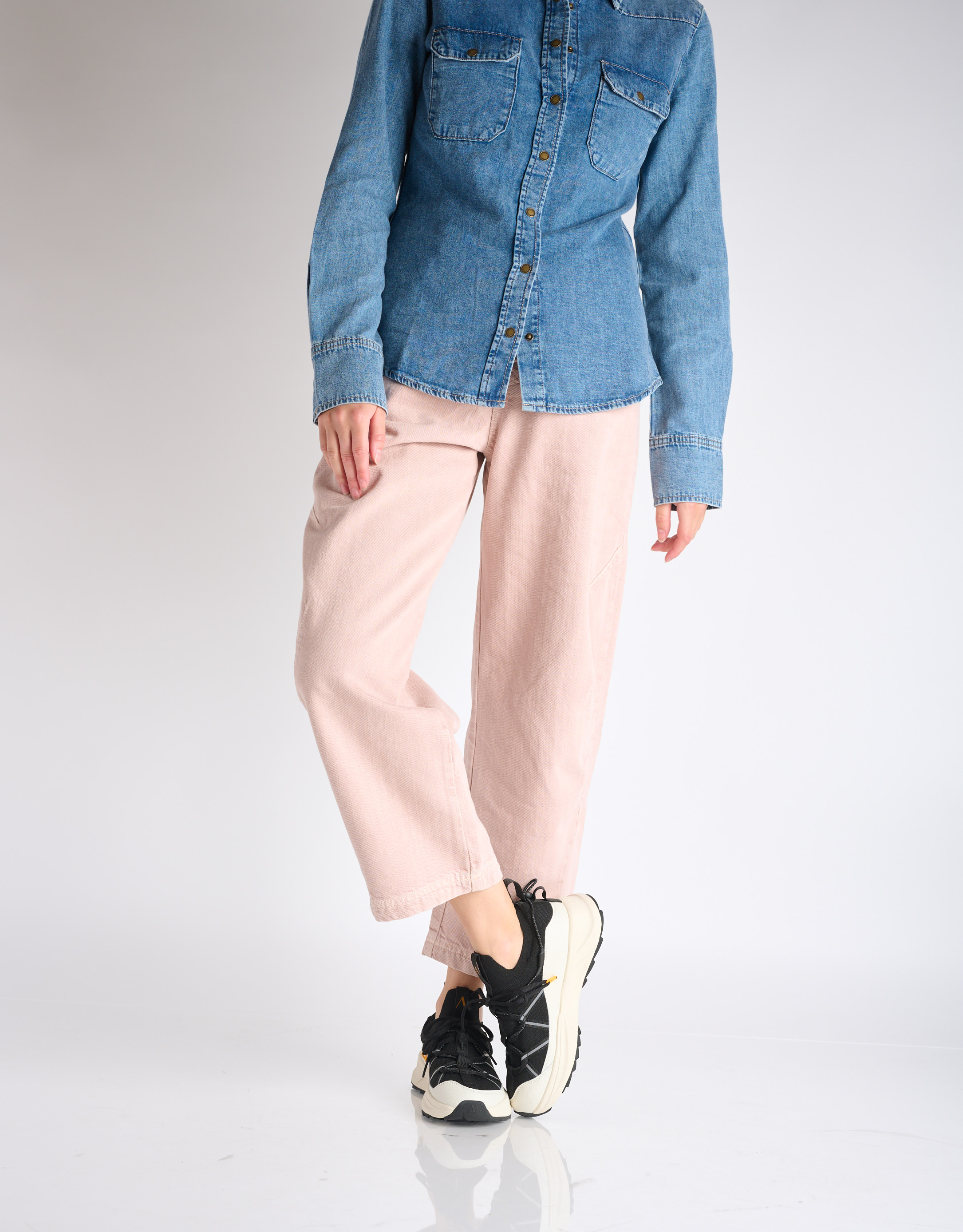 נעלי נשים - Arkk - סניקרס CITY TEK - שחור2