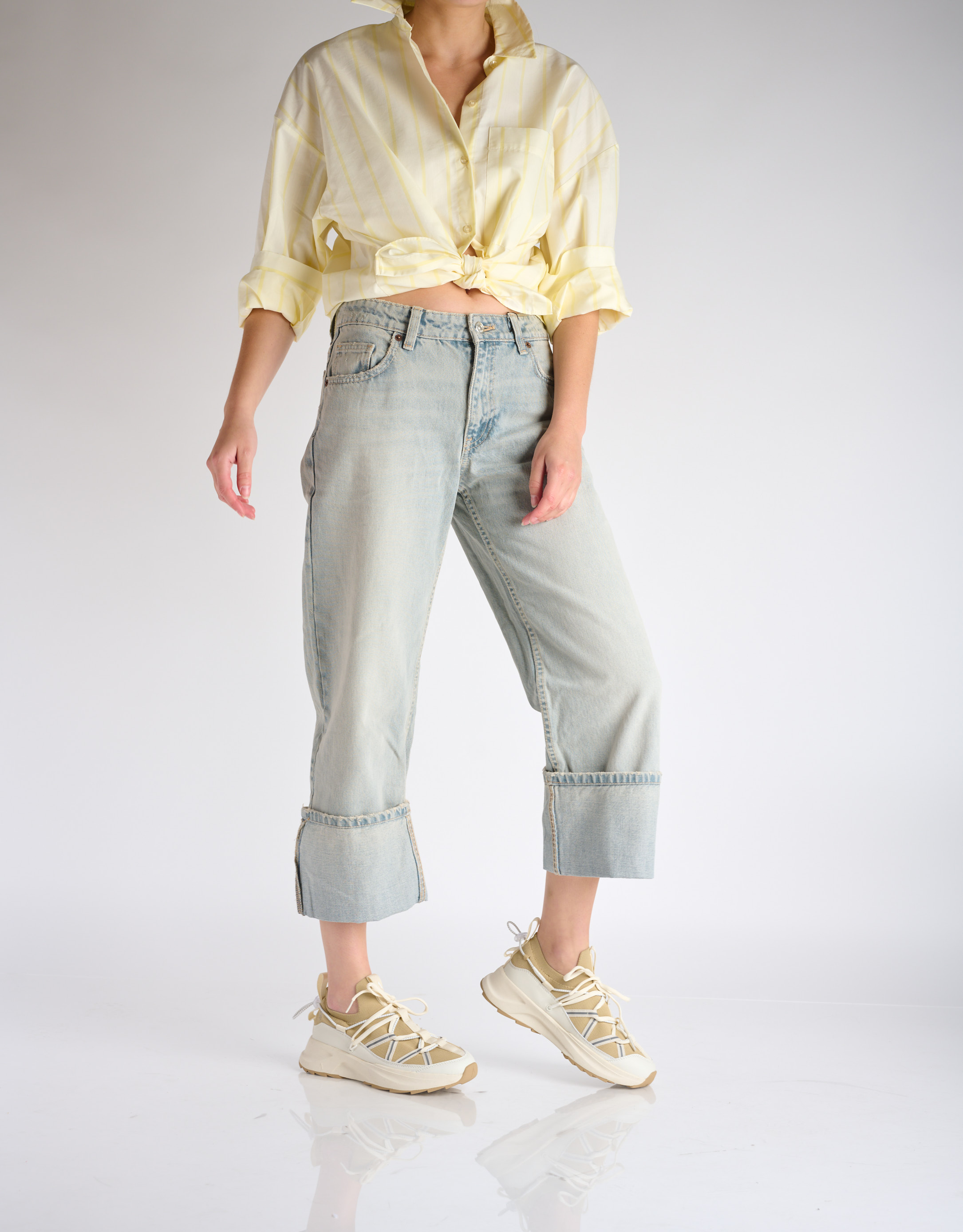 נעלי נשים - Arkk - סניקרס CITY TEK - בז'2