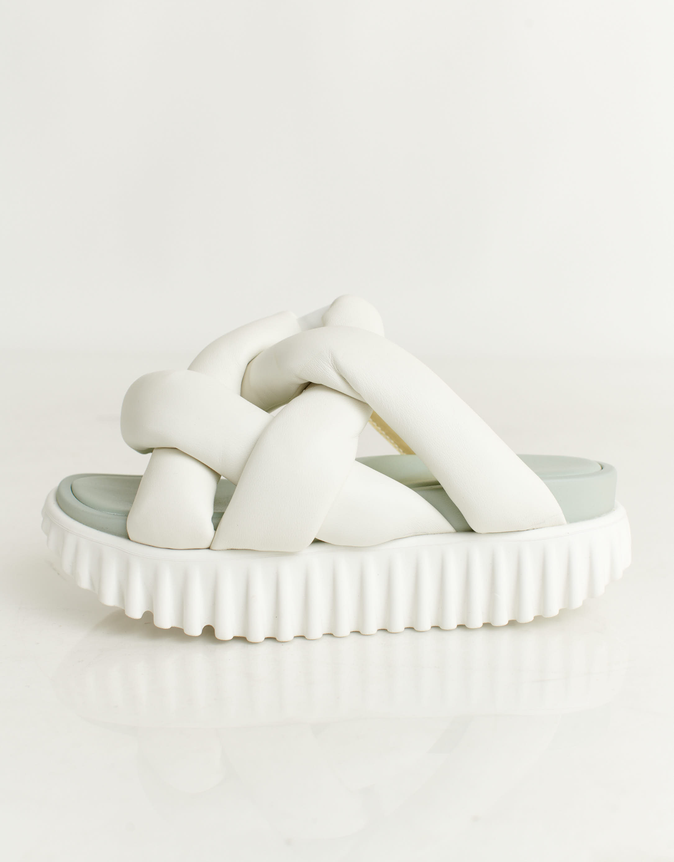 נעלי נשים - 4CCCCEES - כפכפים WAFFO PRETZEL - לבן2