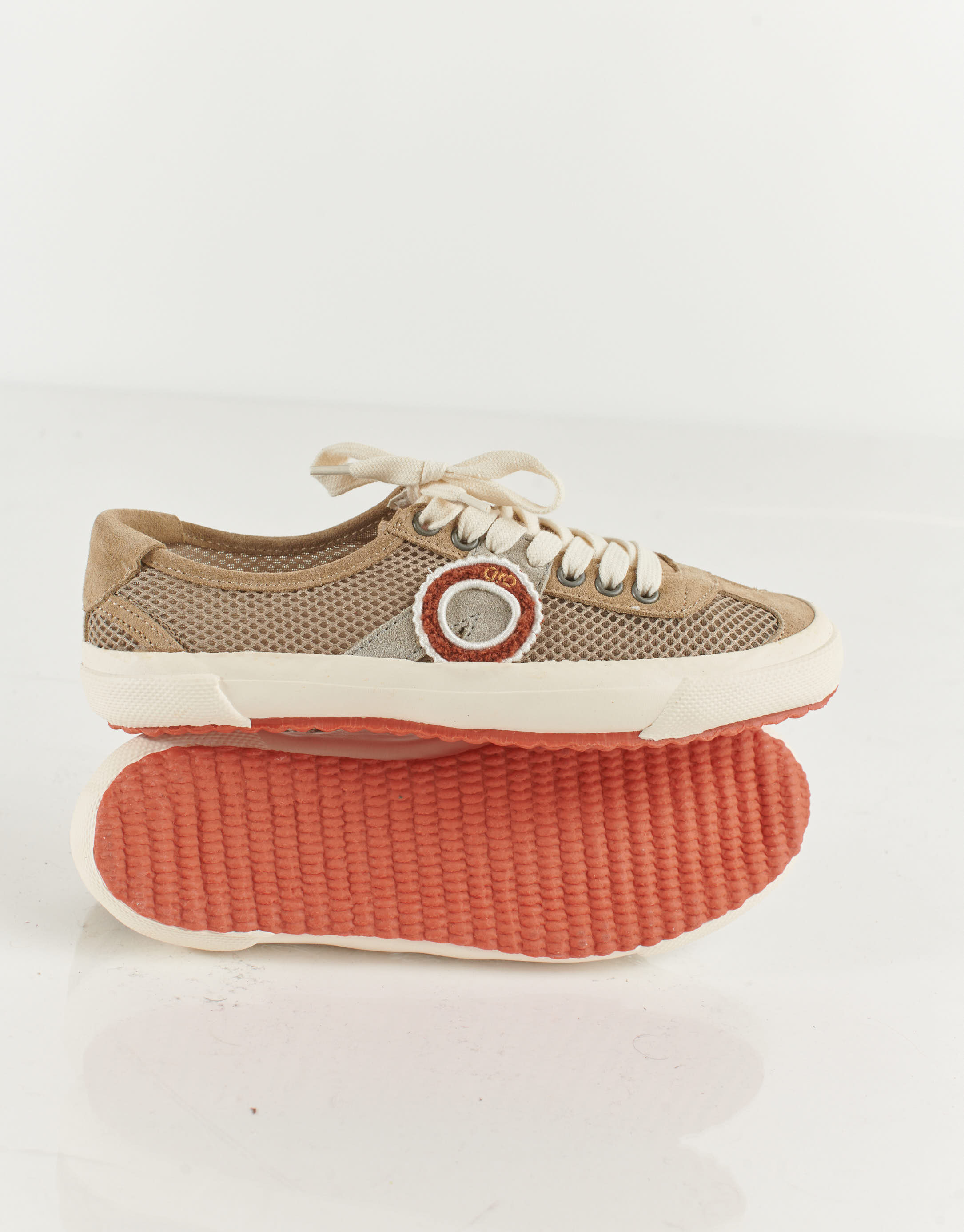 נעלי נשים - Aro - סניקרס RUNA - חום בהיר2