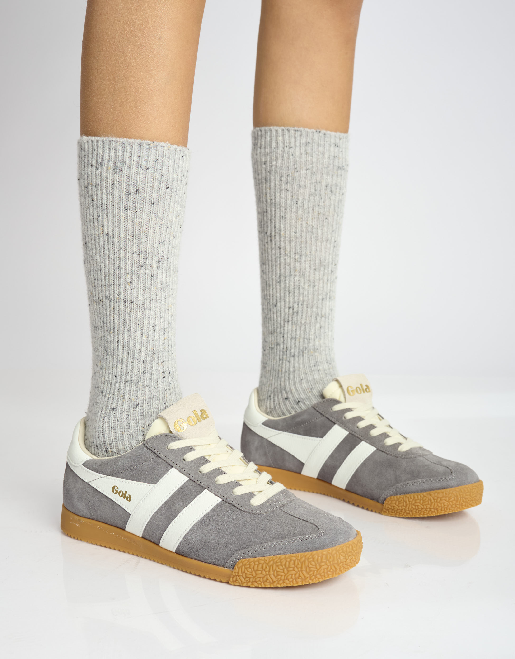 נעלי נשים - Gola - סניקרס ELAN - אפור4