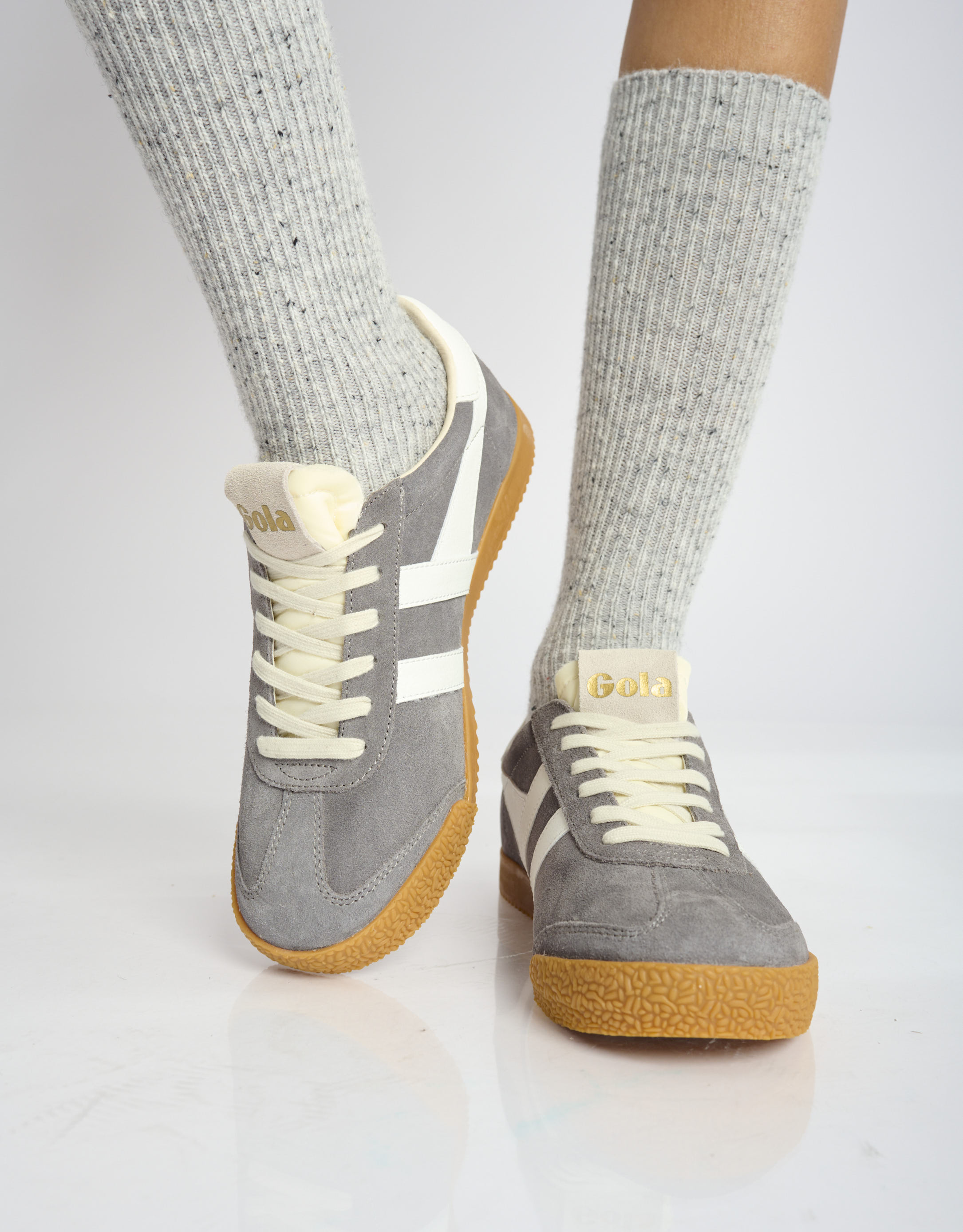 נעלי נשים - Gola - סניקרס ELAN - אפור1