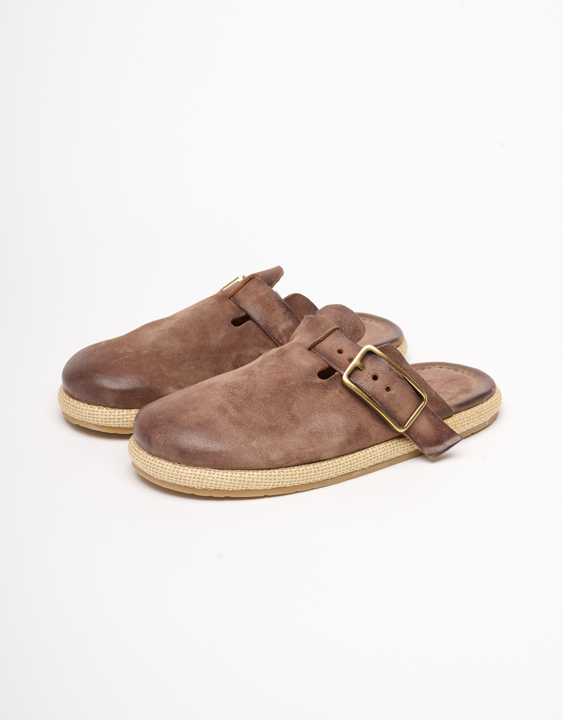 נעלי גברים - A.S. 98 - כפכפי עור MARCO - חום2