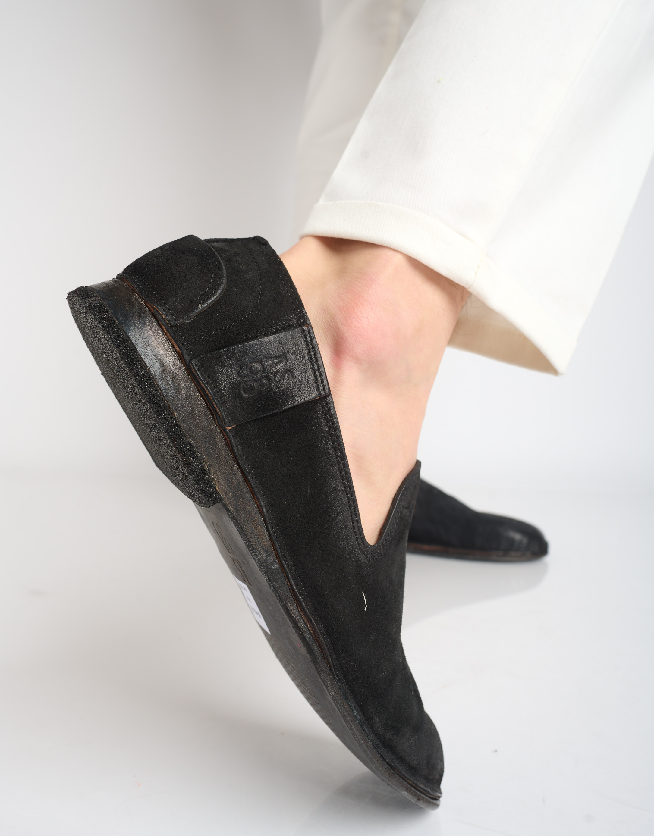 נעלי גברים - A.S. 98 - נעלי מוקסין ALFREDO - שחור3