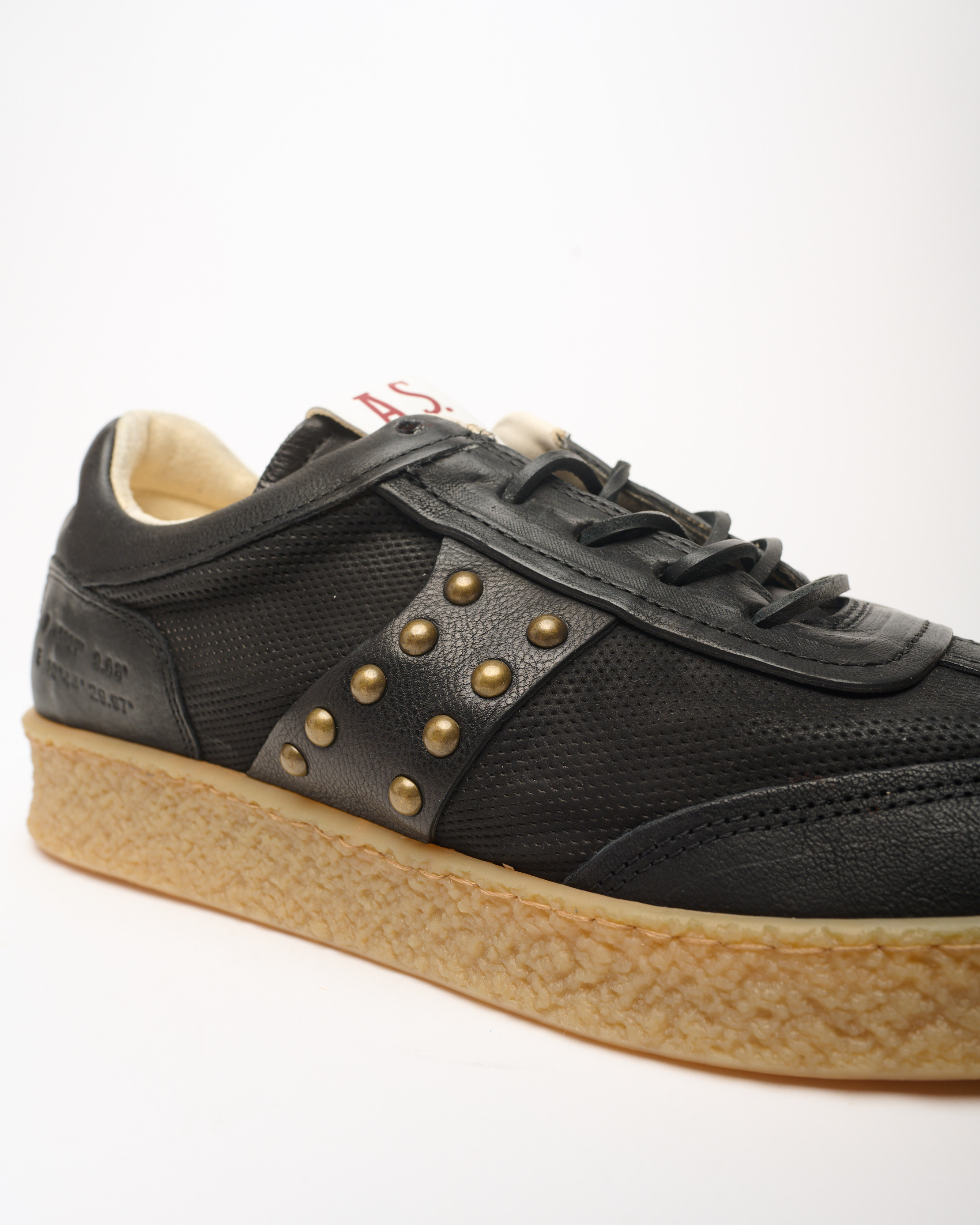 נעלי גברים - A.S. 98 - סניקרס עם ניטים WEB - שחור4