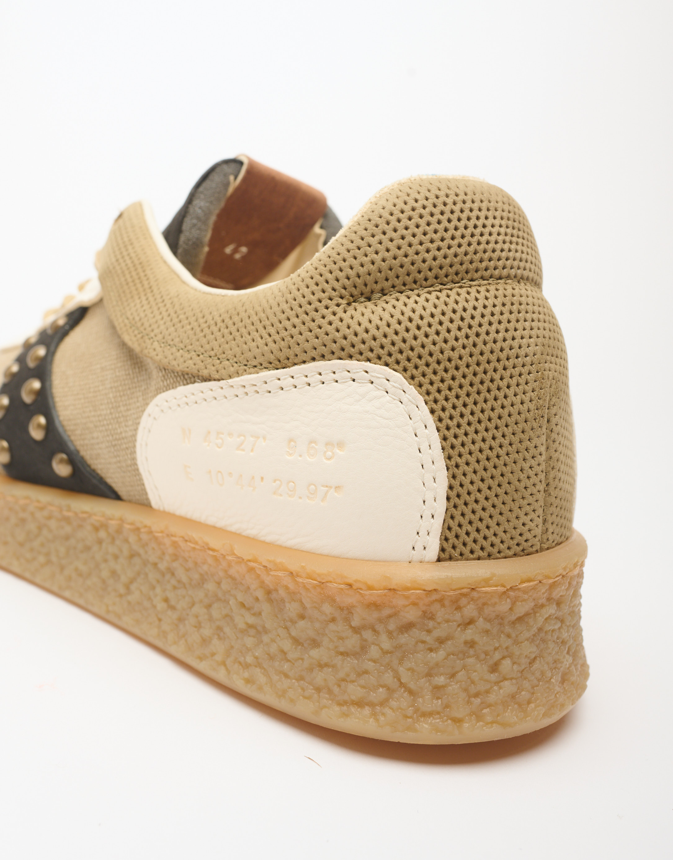 נעלי גברים - A.S. 98 - סניקרס עם ניטים WEB - אפור בהיר4