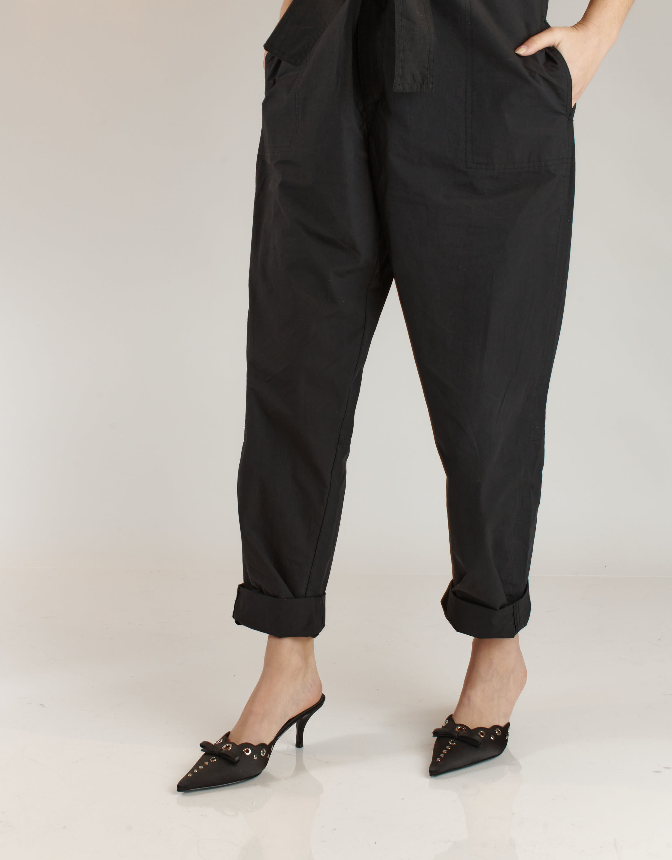 נעלי נשים - Jeffrey Campbell - כפכפי עקב GRATIS - שחור3