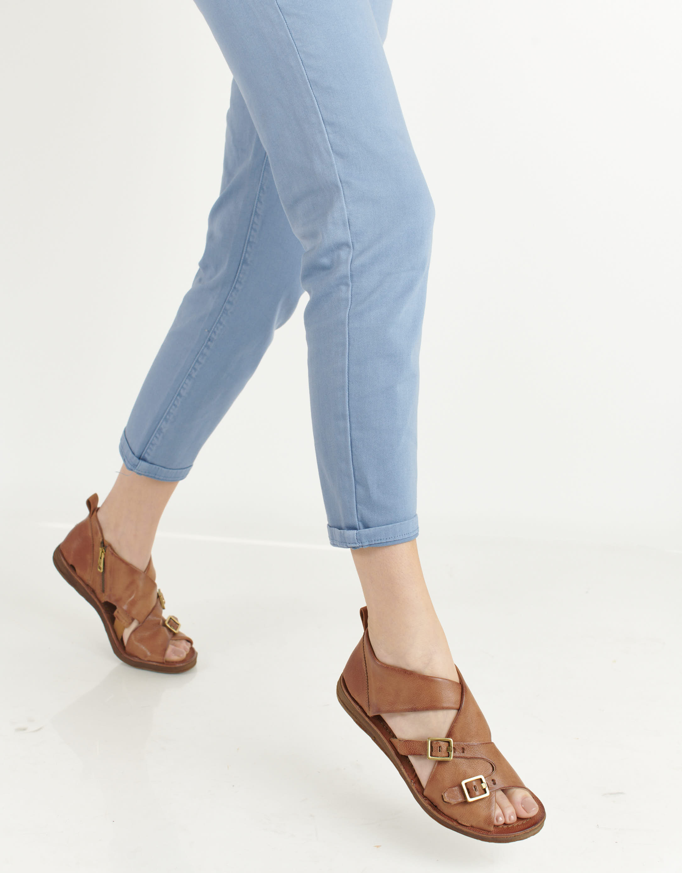 נעלי נשים - A.S. 98 - סנדלים סגורים RAMOS - חום