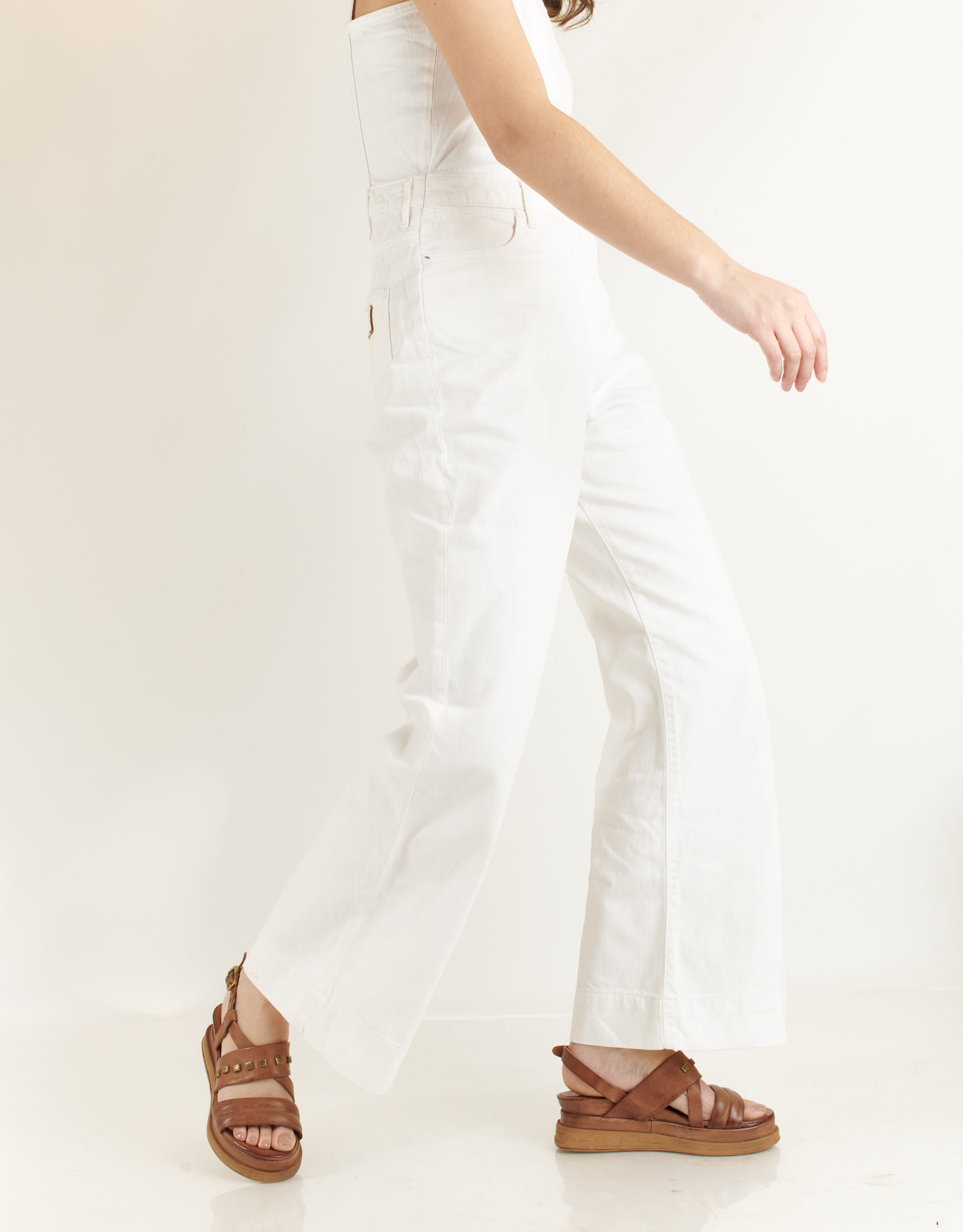 נעלי נשים - A.S. 98 - סנדלי עור LAGOS - חום2