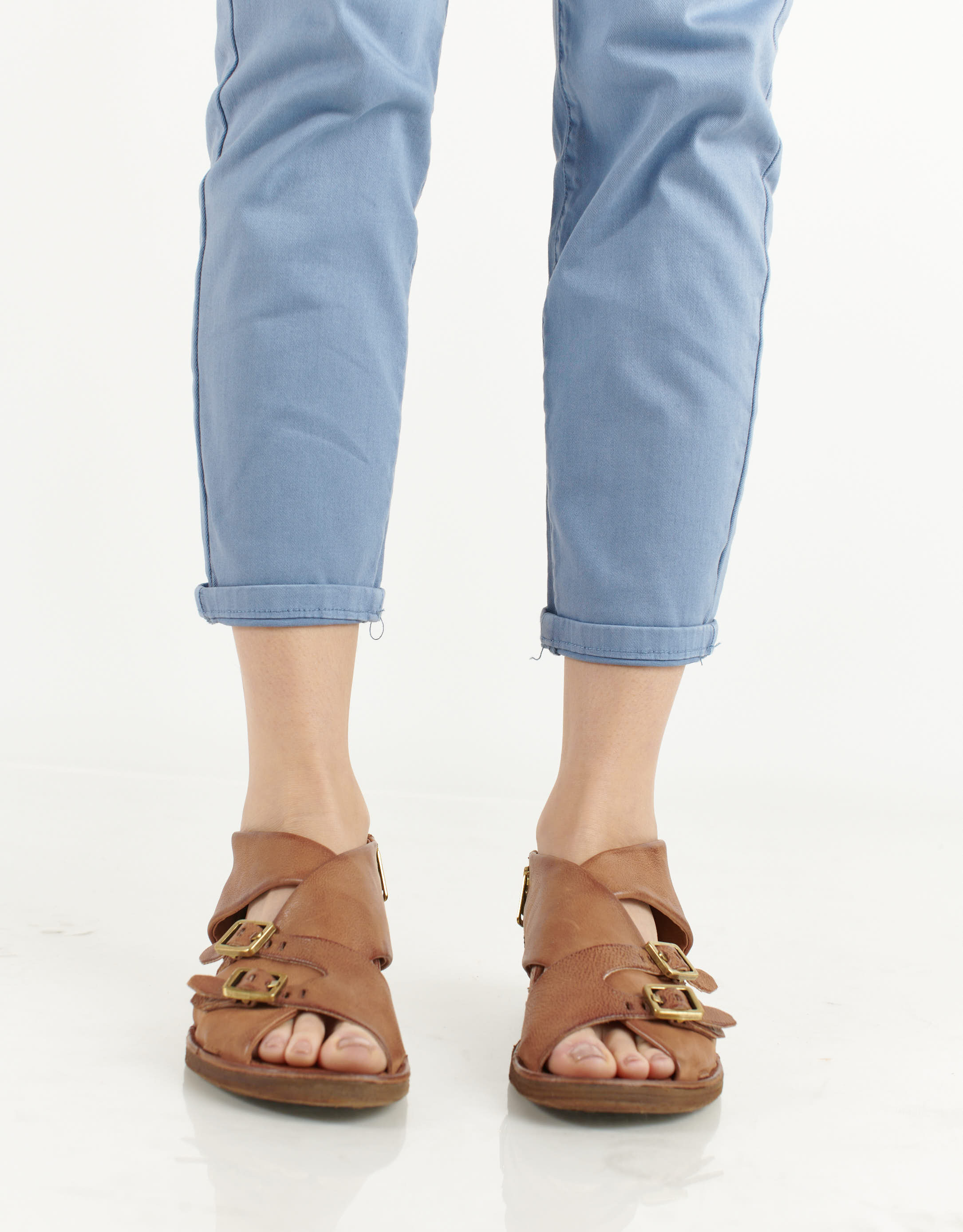 נעלי נשים - A.S. 98 - סנדלים סגורים RAMOS - חום4