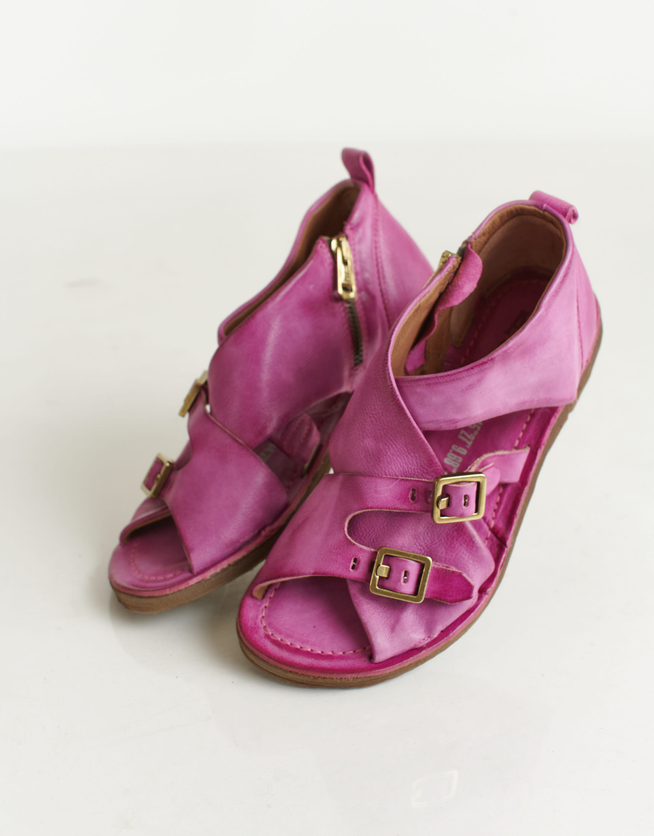 נעלי נשים - A.S. 98 - סנדלים סגורים RAMOS - פוקסיה2