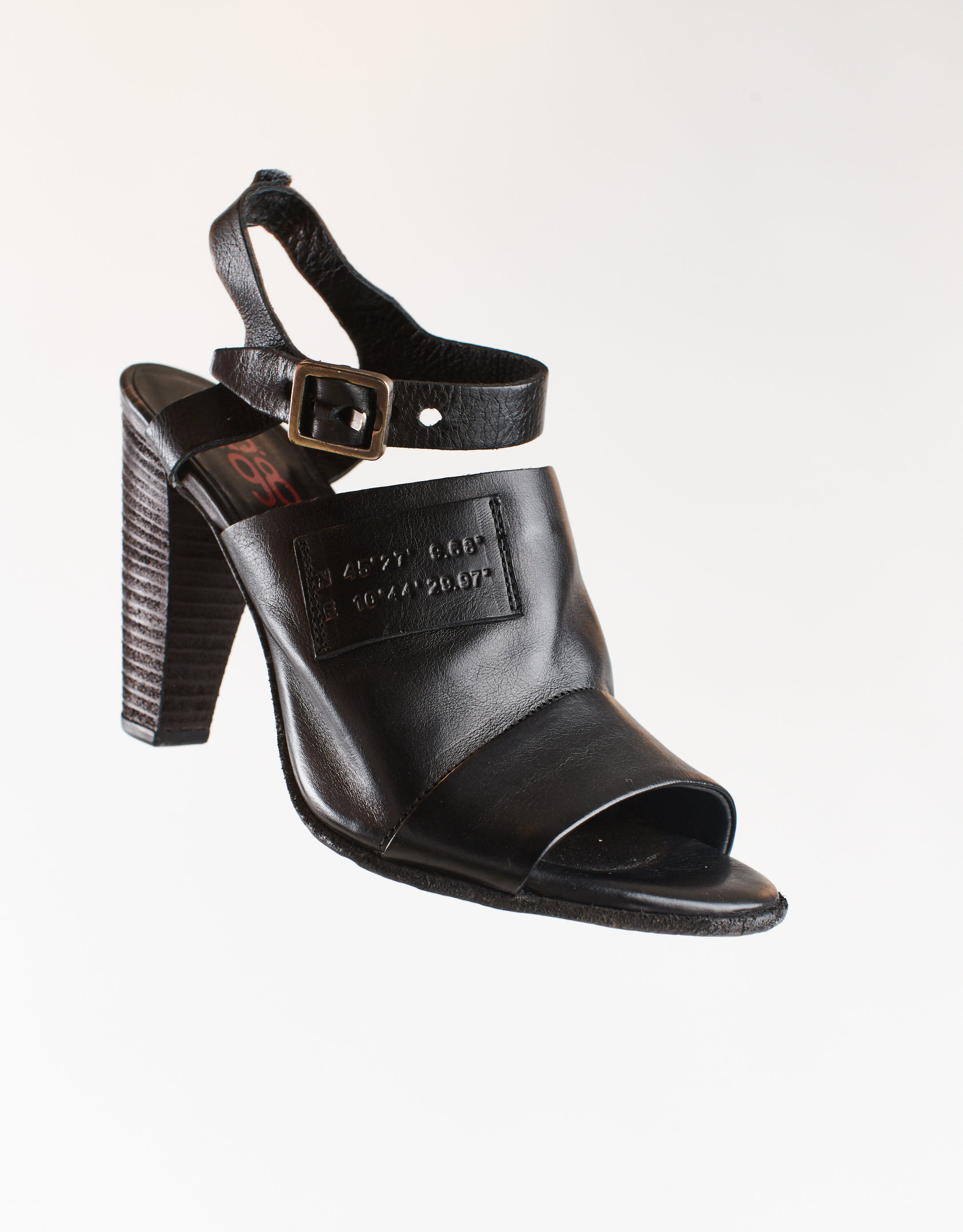 נעלי נשים - A.S. 98 - סנדלי עקב CIKITA - שחור2