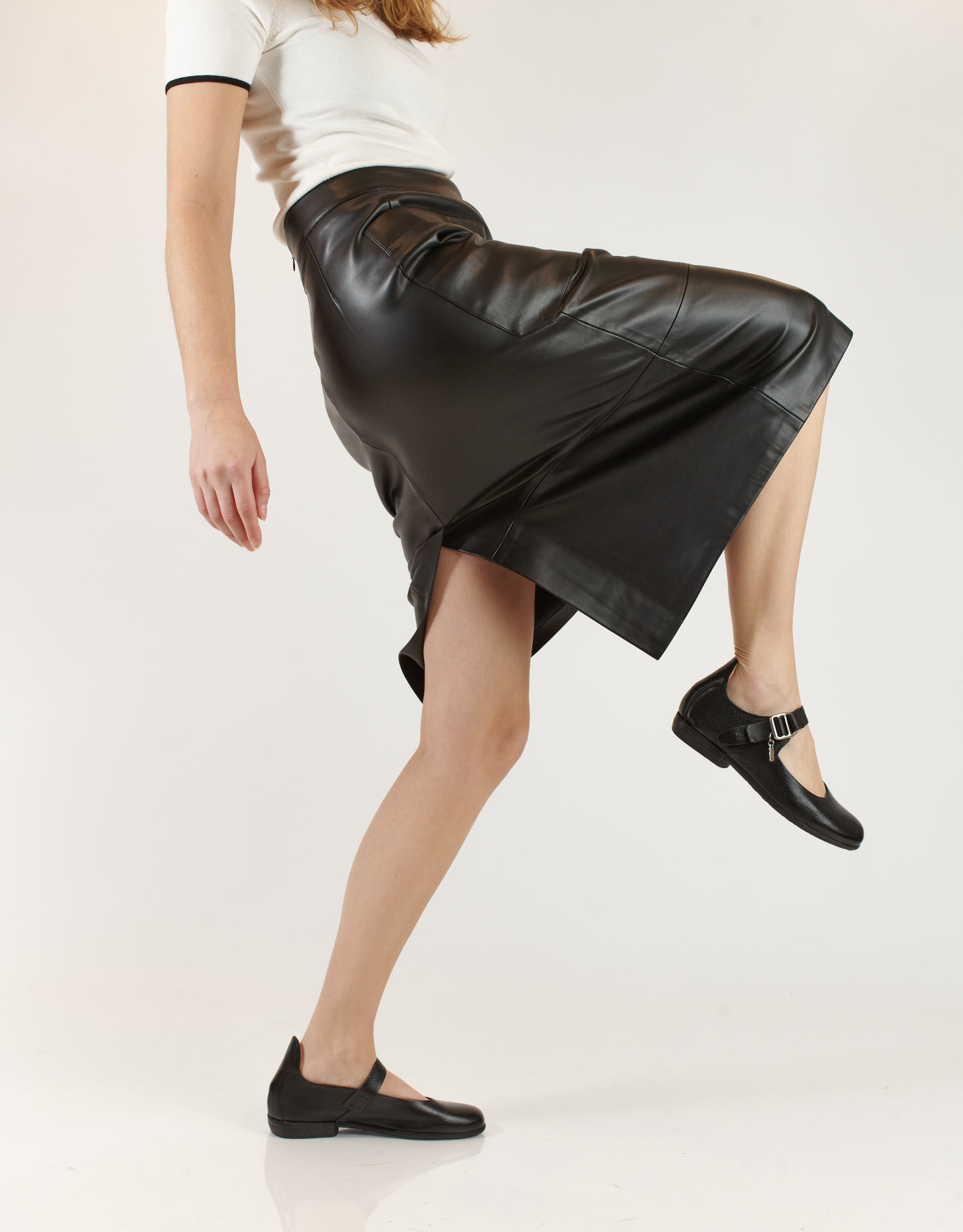 נעלי נשים - A.S. 98 - נעלי בובה ZANNA - שחור2