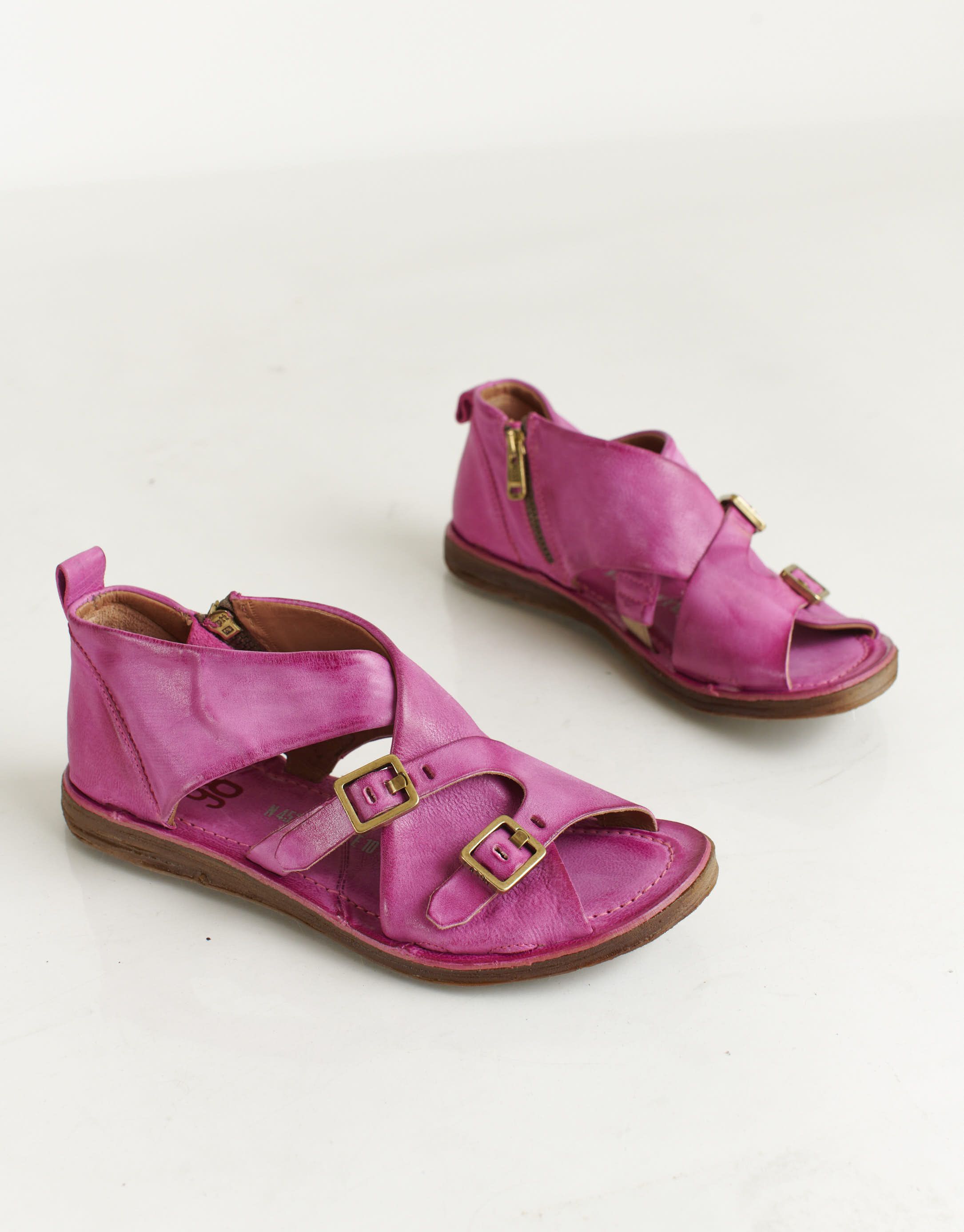 נעלי נשים - A.S. 98 - סנדלים סגורים RAMOS - פוקסיה4