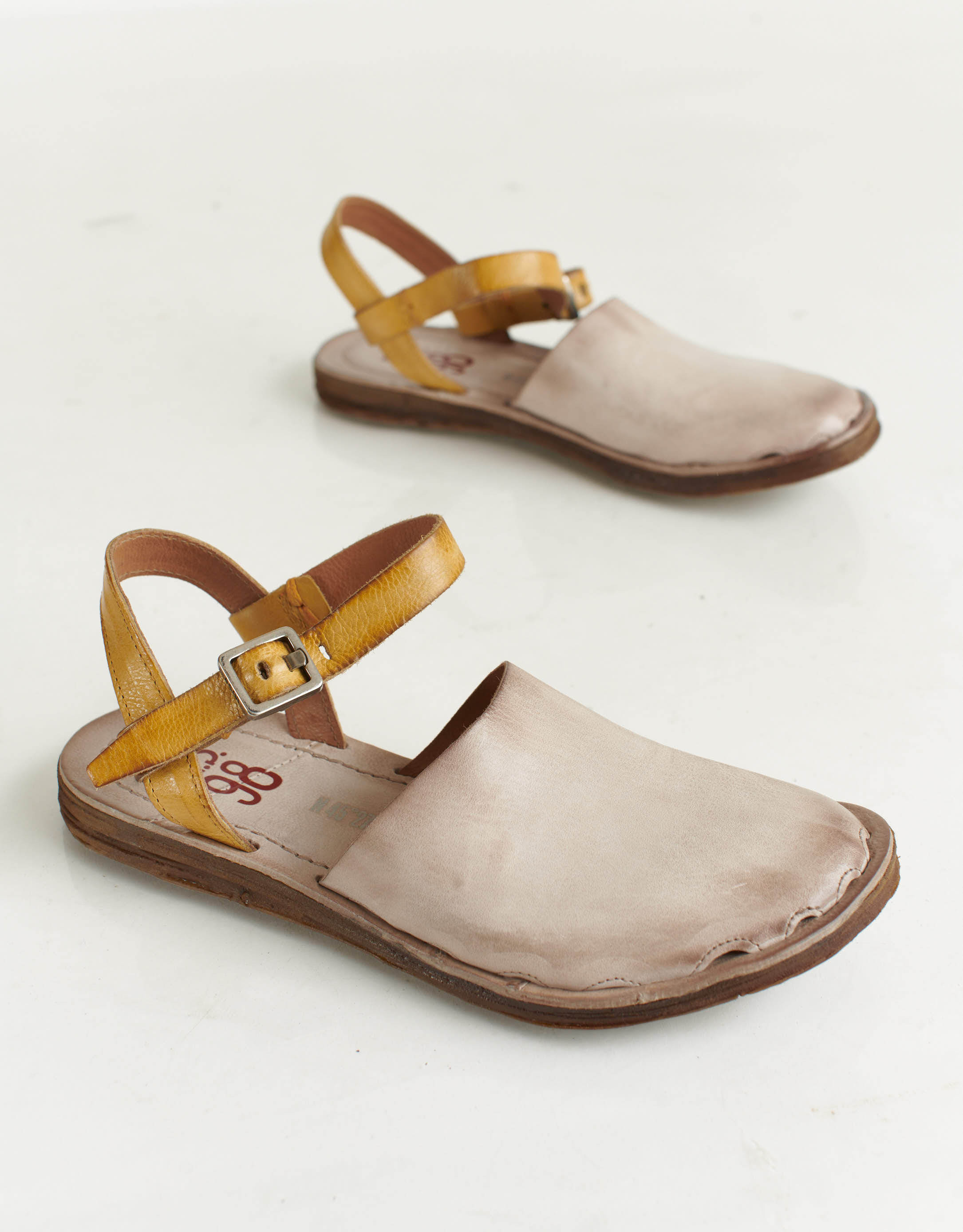 נעלי נשים - A.S. 98 - סנדלים משולבים RAMOS - בז'2