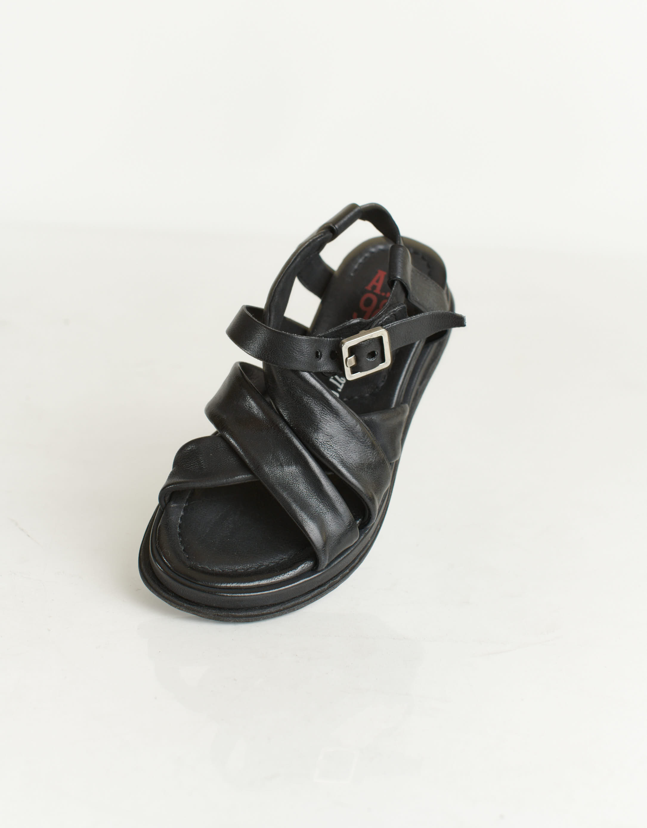 נעלי נשים - A.S. 98 - סנדלי איקס SPOON - שחור3