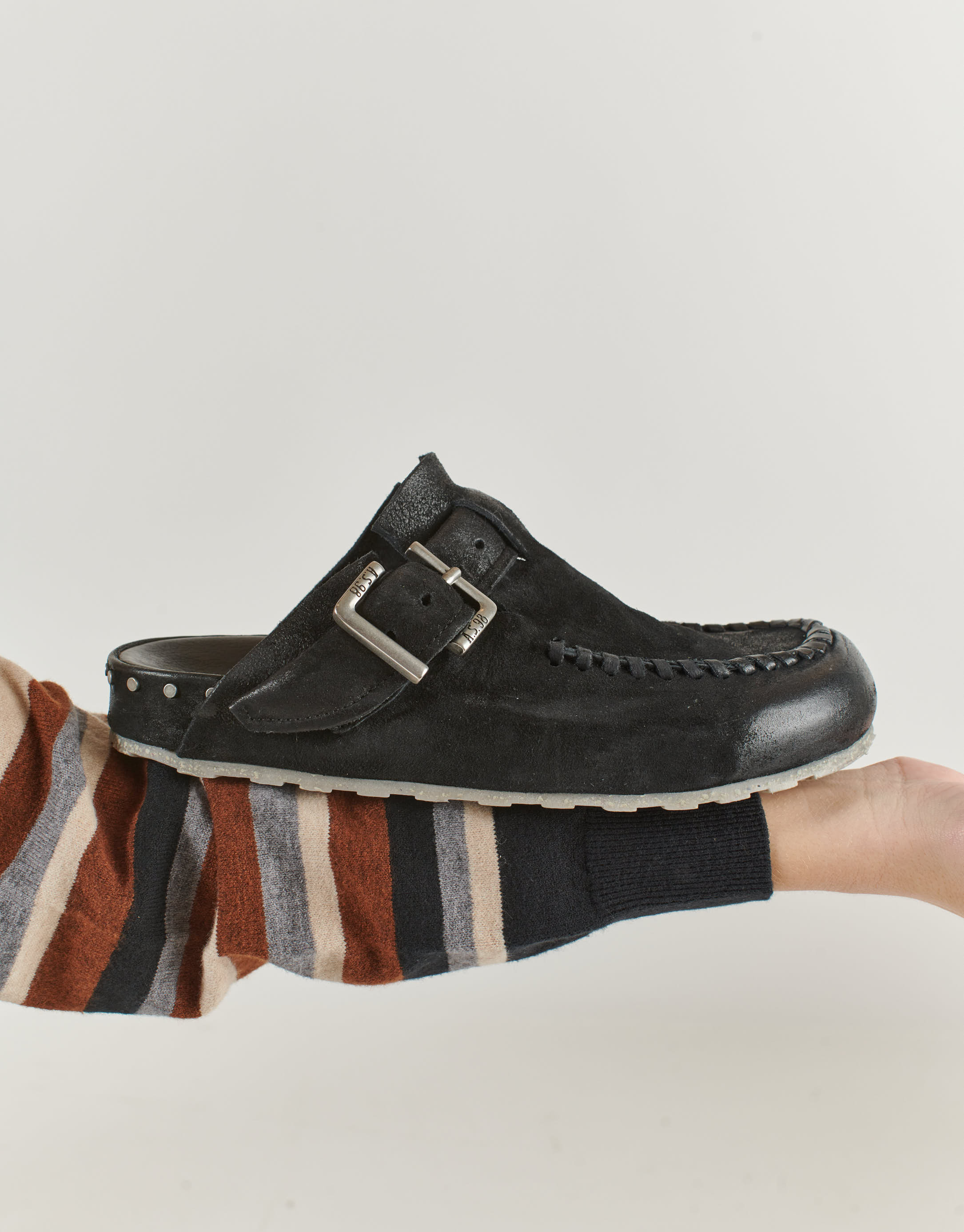 נעלי נשים - A.S. 98 - כפכפים סגורים ELISIR - שחור2