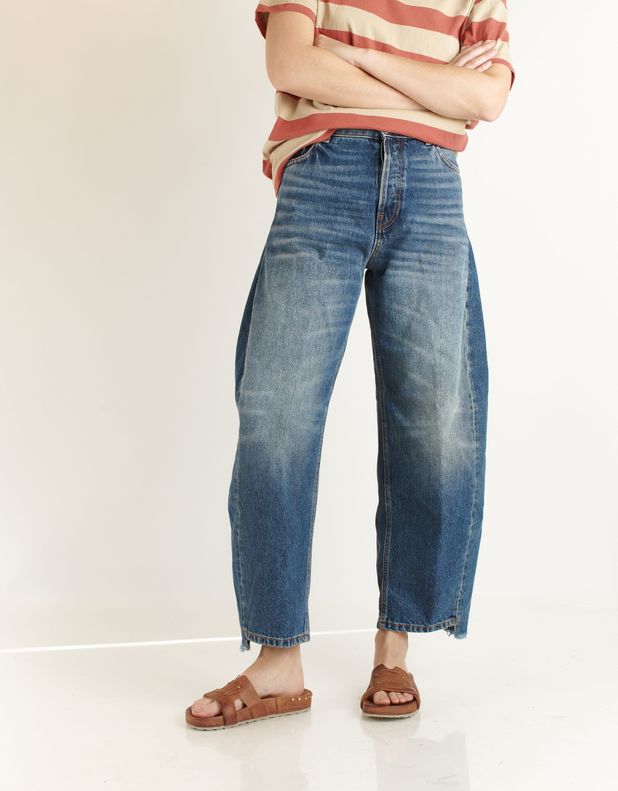 נעלי נשים - A.S. 98 - כפכפים ELISIR - חום3