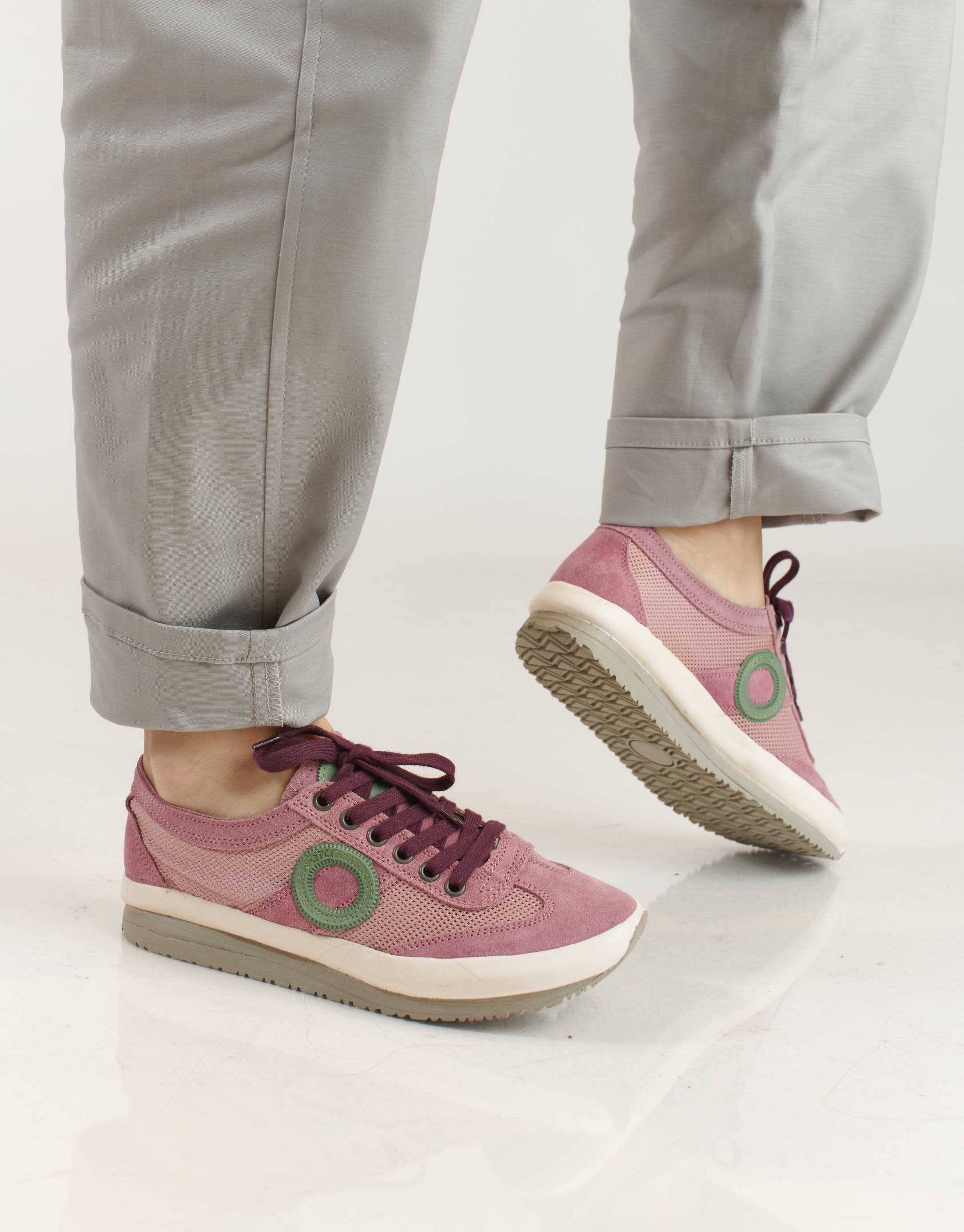 נעלי נשים - Aro - סניקרס JOANETA PLUS - סגול   ירוק3