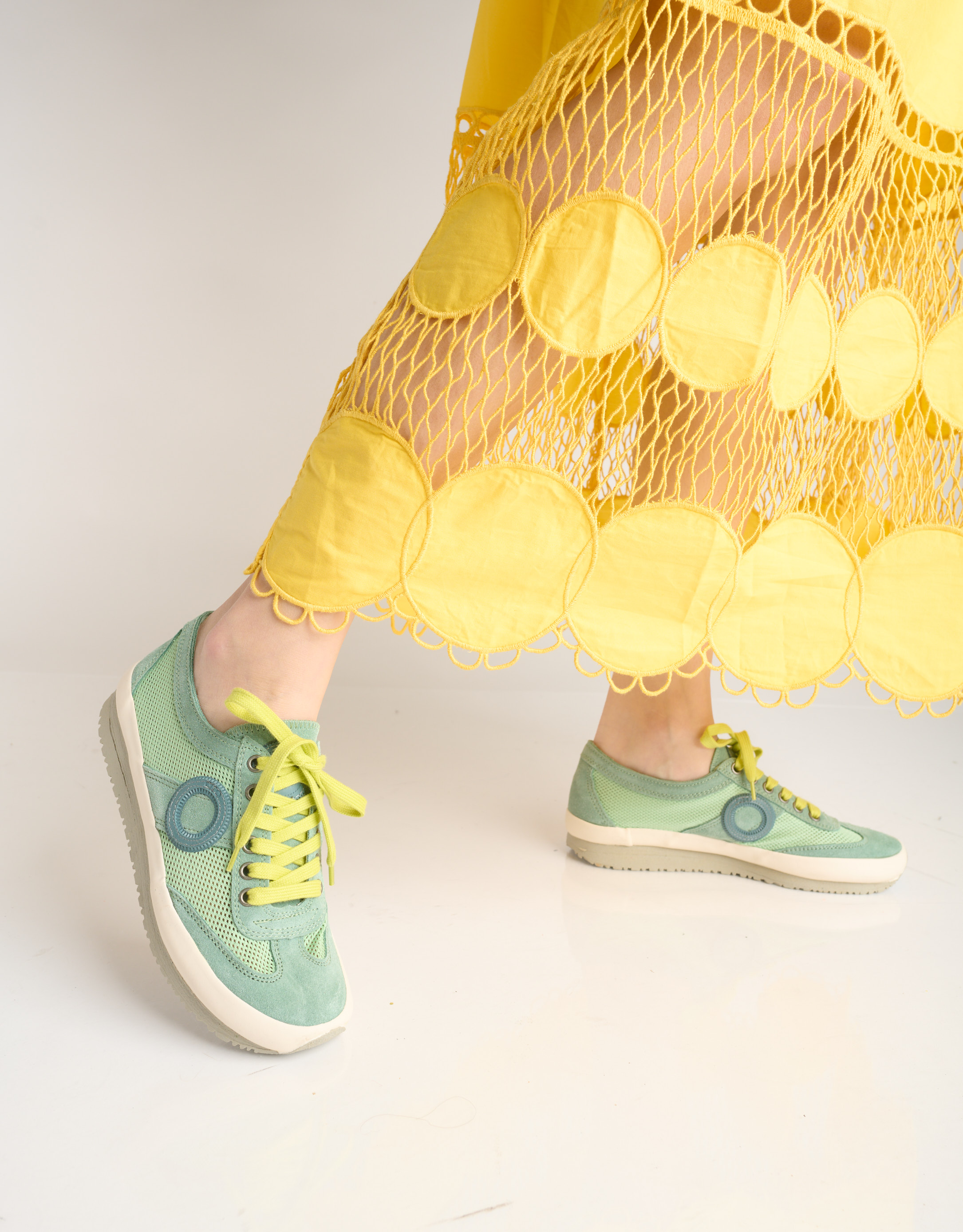 נעלי נשים - Aro - סניקרס JOANETA PLUS - ירוק4