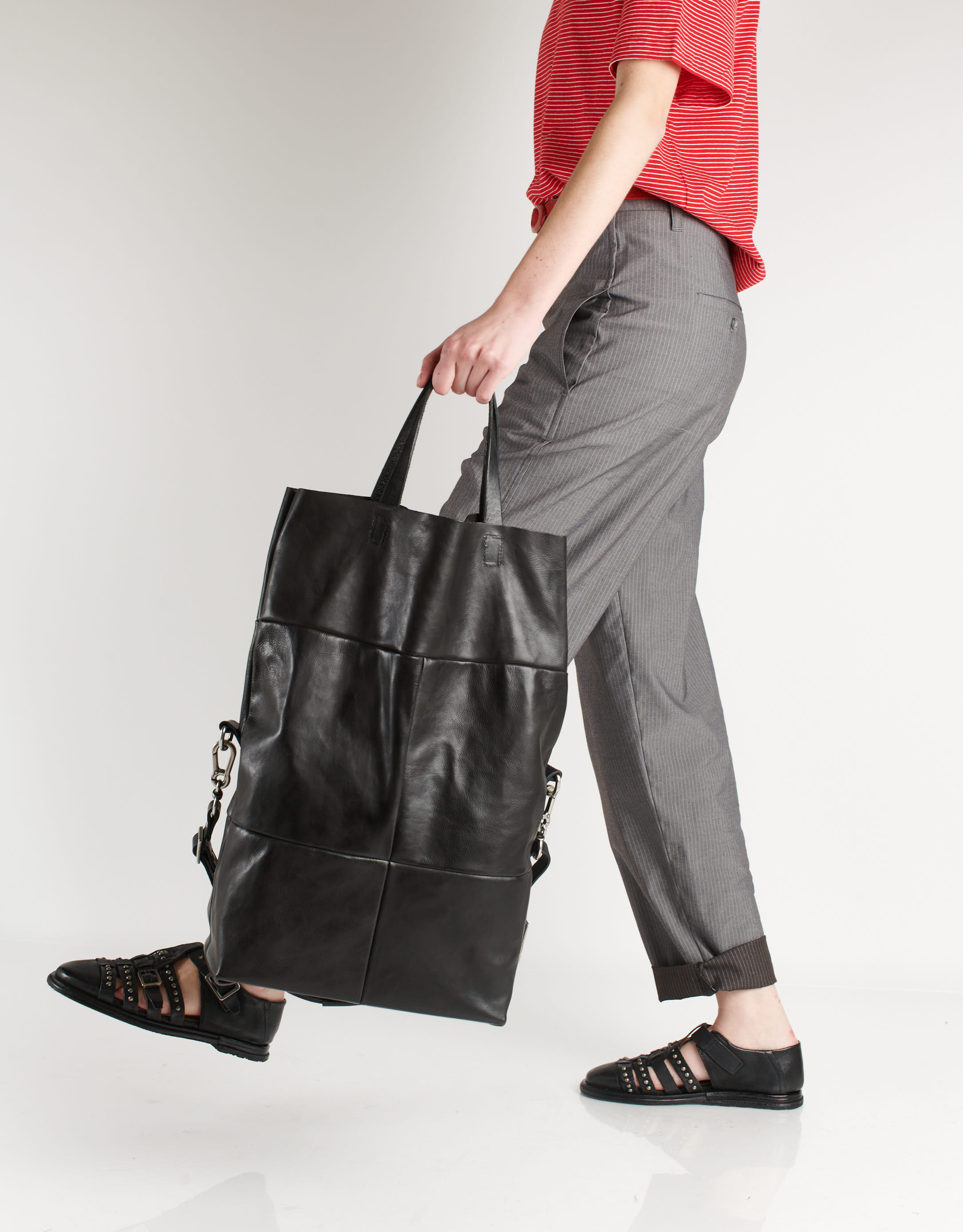 נעלי נשים - A.S. 98 - תיק עור STEFANIA - שחור3