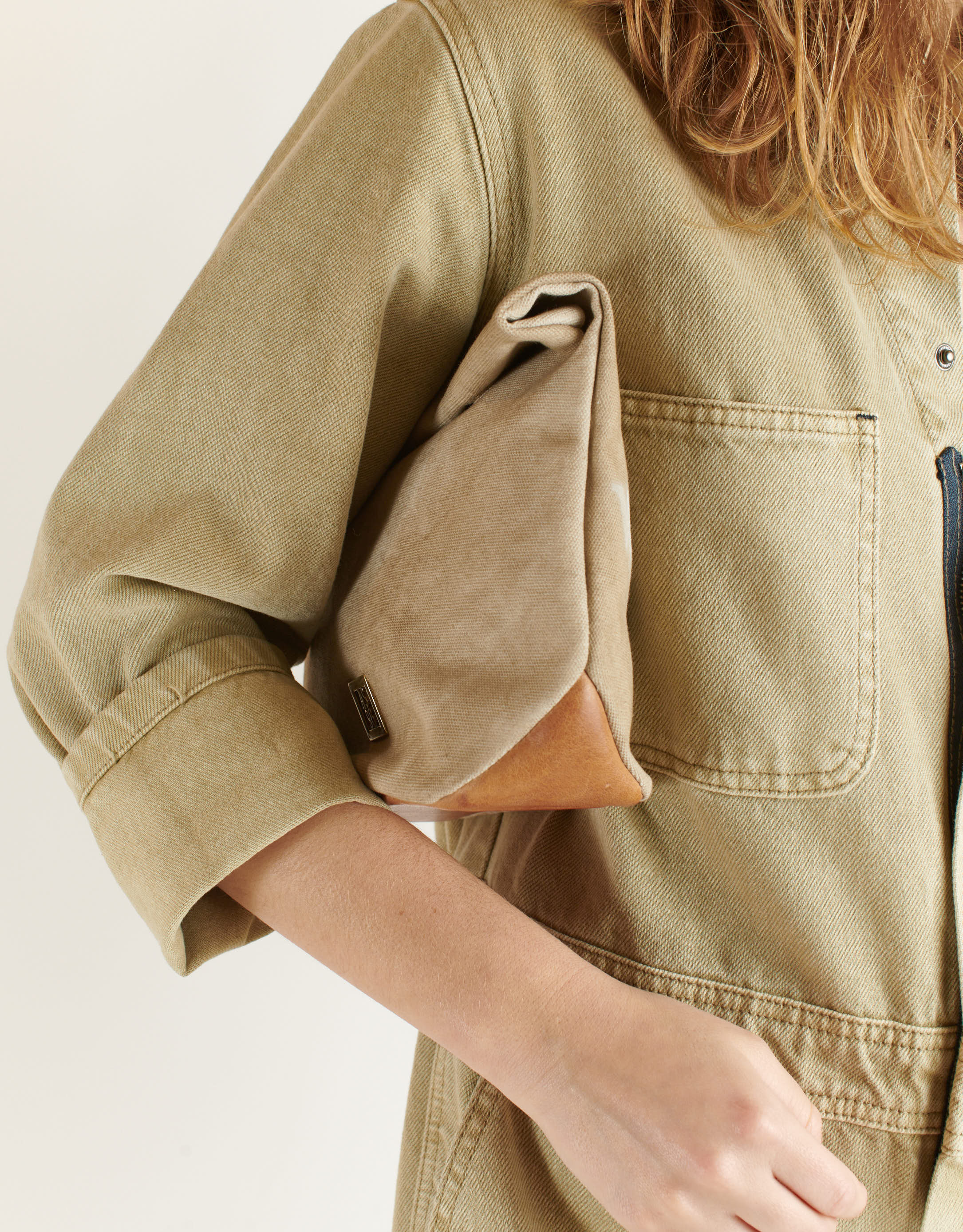 נעלי נשים - A.S. 98 - תיק קלאץ' PERLA - בז'3