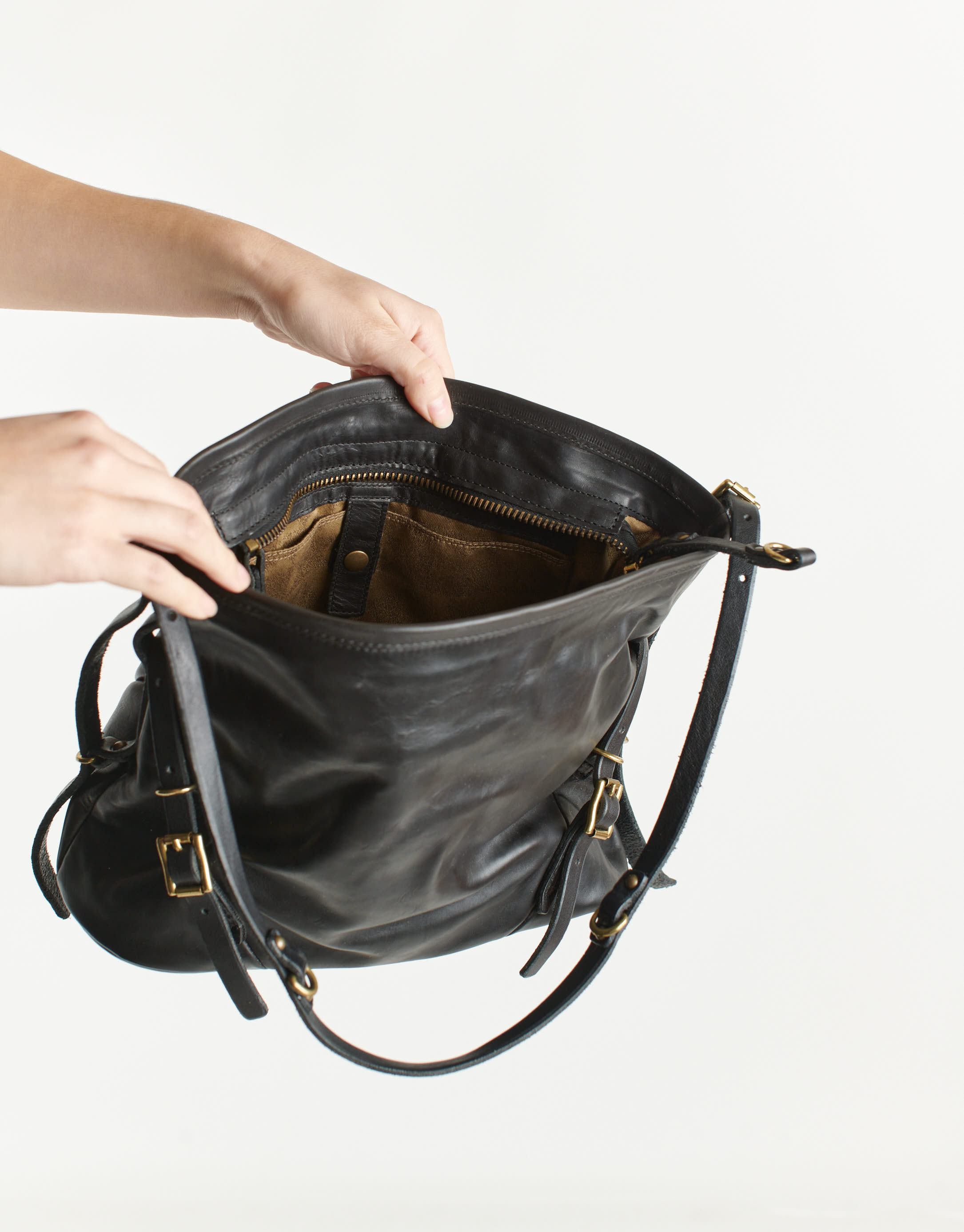 נעלי נשים - A.S. 98 - תיק עור TELMA - שחור3